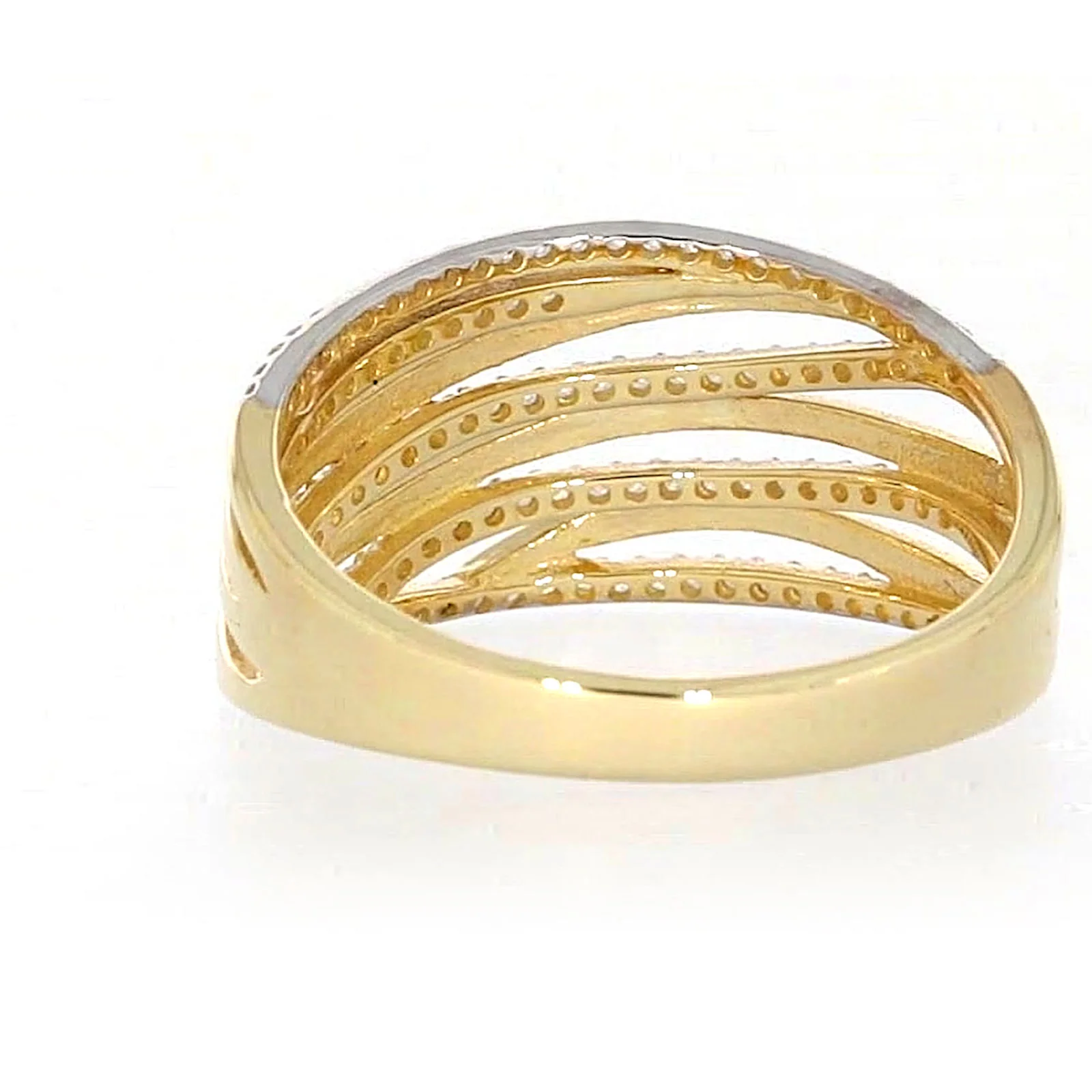 9ct Yellow Gold Cubic Zirconia Ring - Image 35