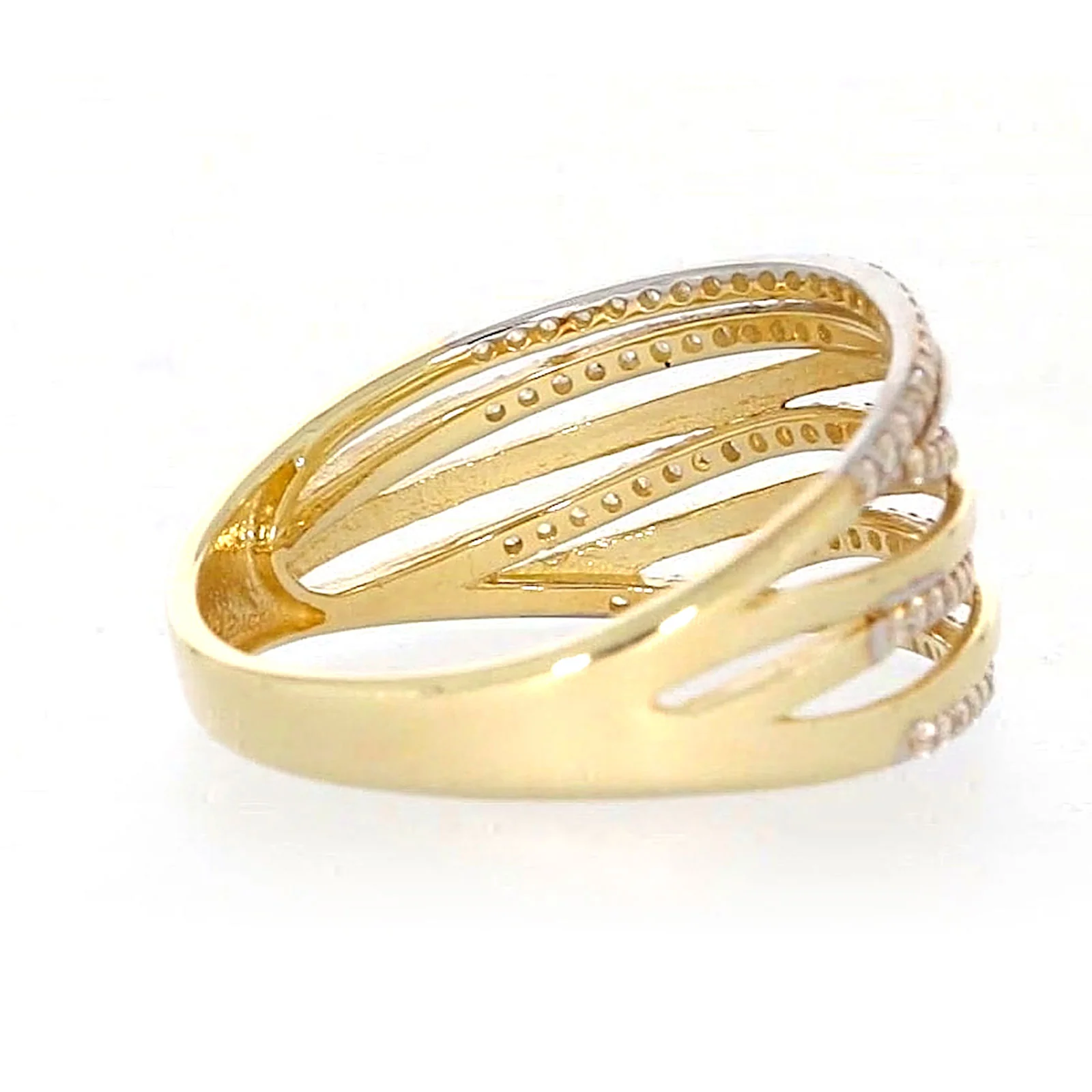 9ct Yellow Gold Cubic Zirconia Ring - Image 49