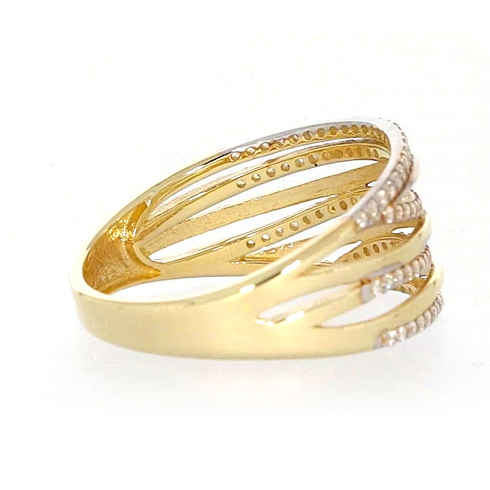 9ct Yellow Gold Cubic Zirconia Ring - Image 51