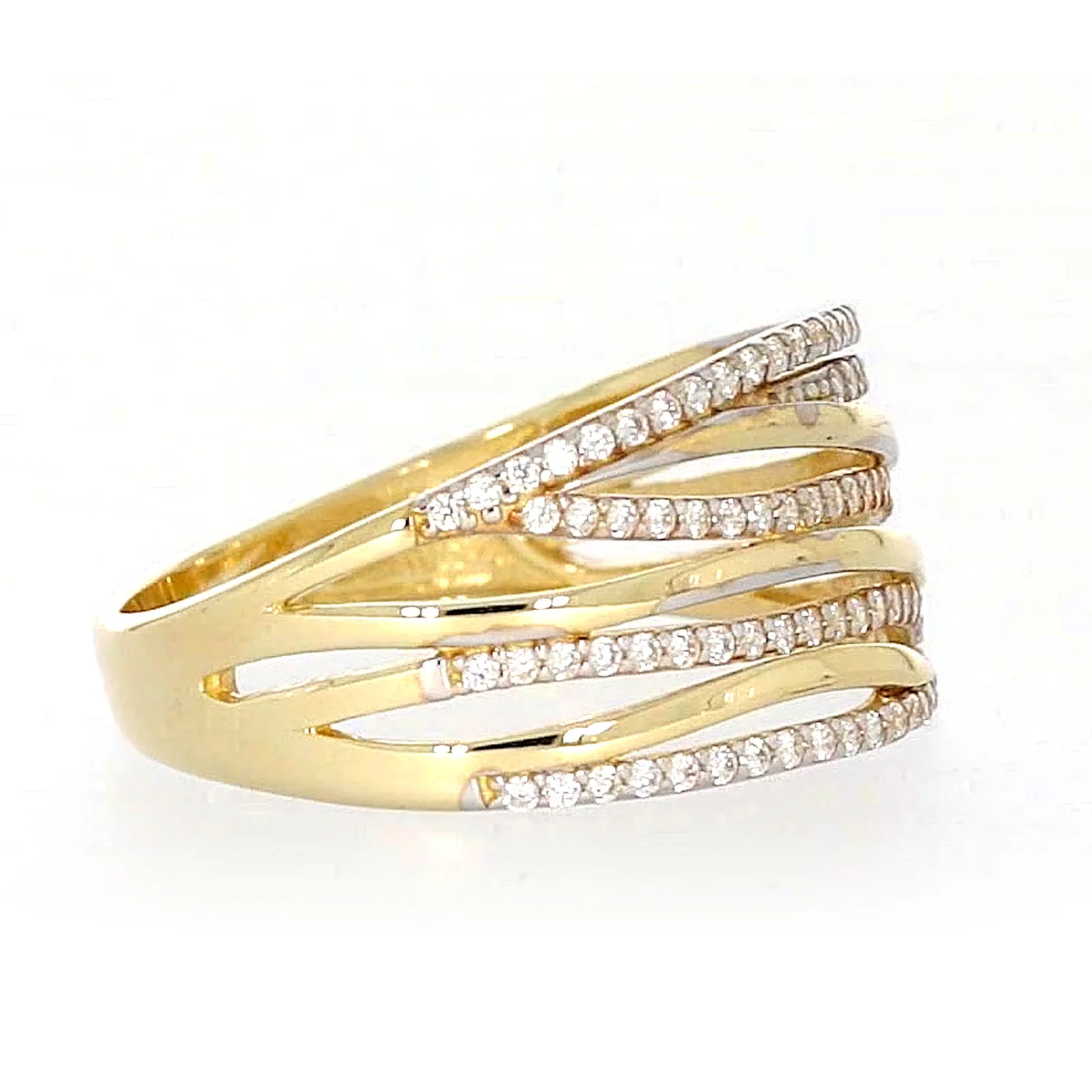 9ct Yellow Gold Cubic Zirconia Ring - Image 60