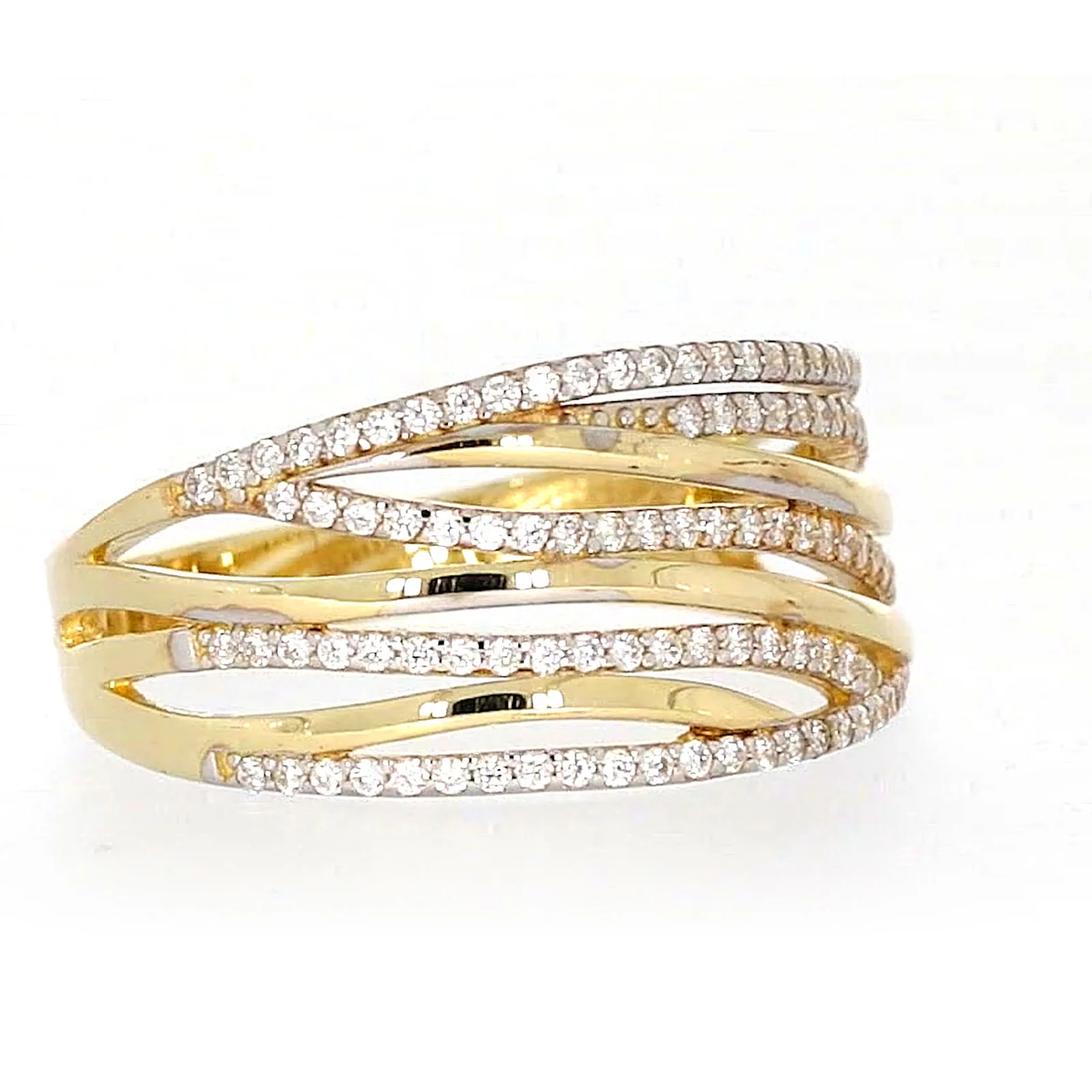 9ct Yellow Gold Cubic Zirconia Ring - Image 67