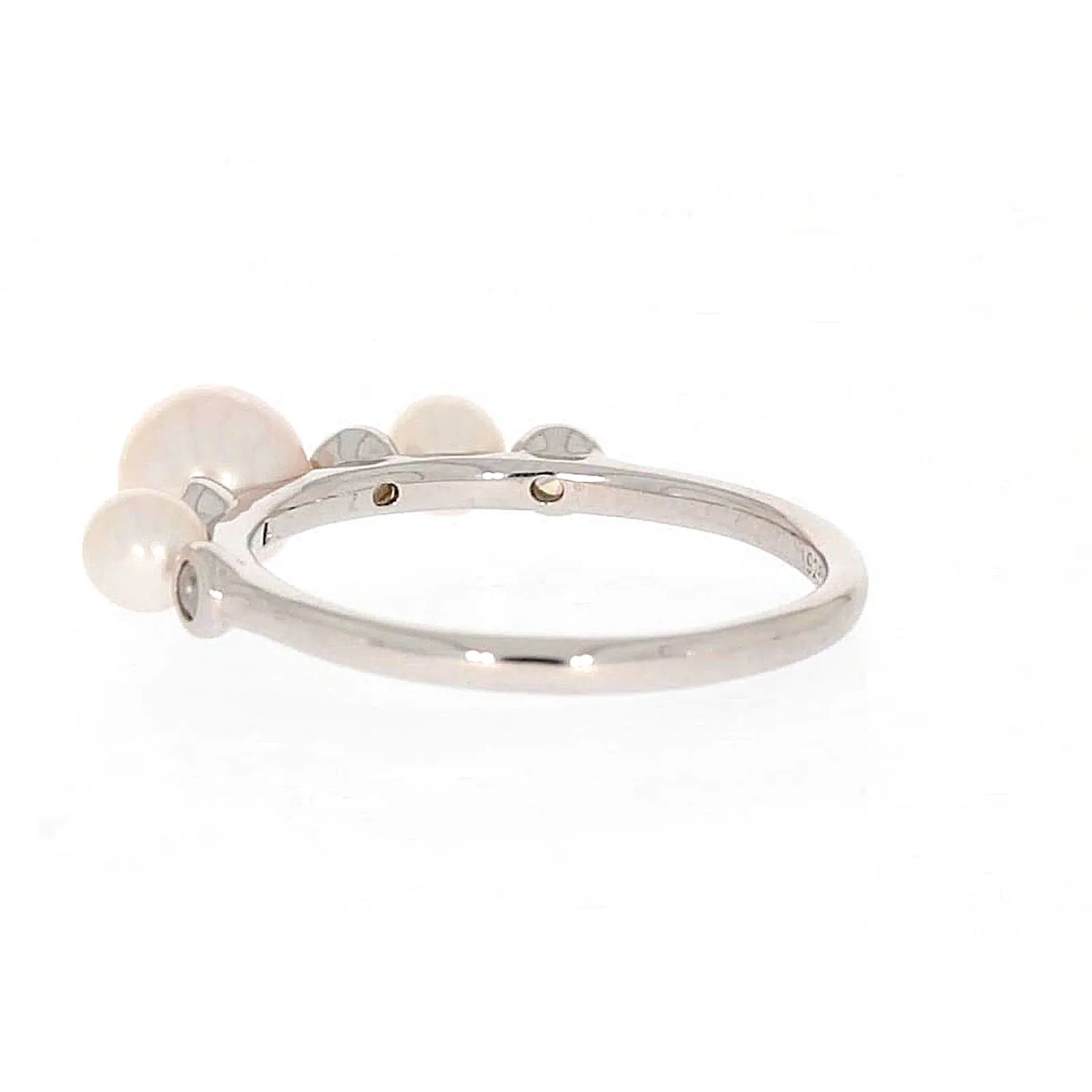 Sterling Silver Fresh Water Pear and Cubic Zirconia ring - Image 28