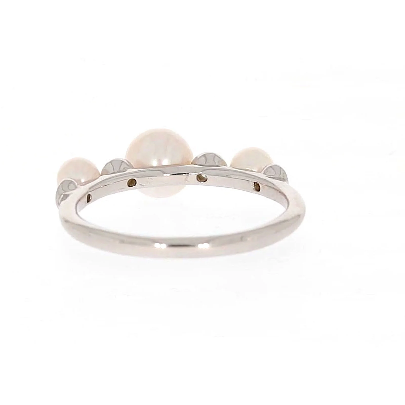 Sterling Silver Fresh Water Pear and Cubic Zirconia ring - Image 37
