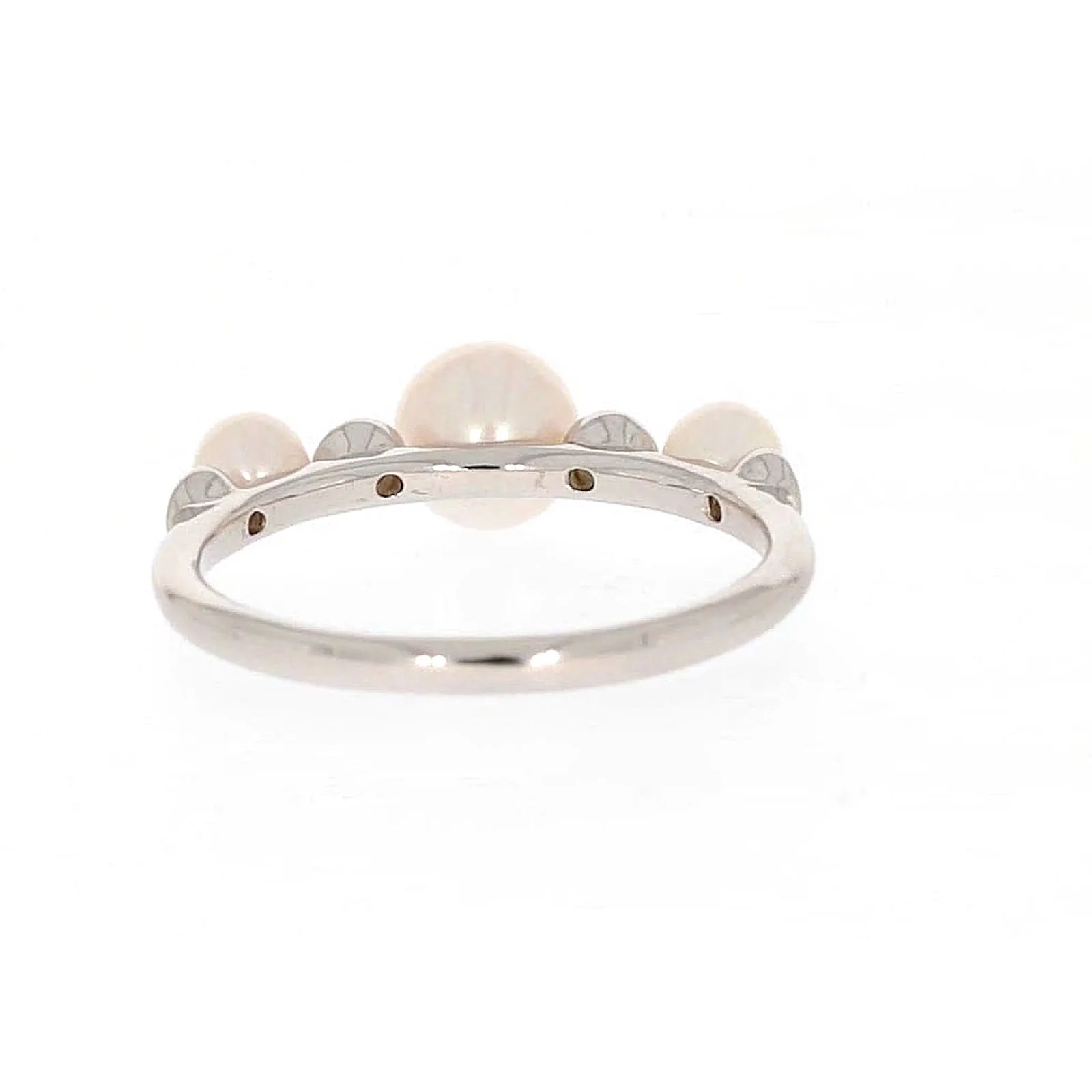 Sterling Silver Fresh Water Pear and Cubic Zirconia ring - Image 39