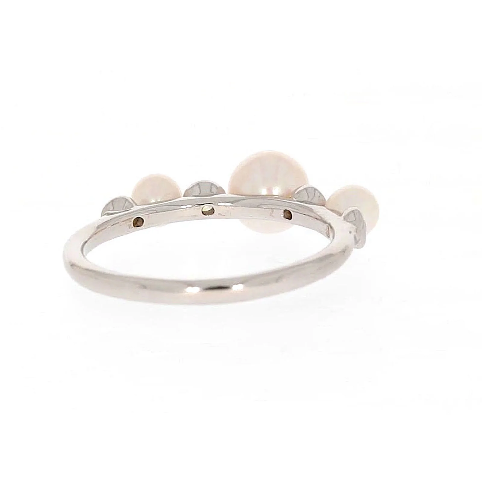 Sterling Silver Fresh Water Pear and Cubic Zirconia ring - Image 43