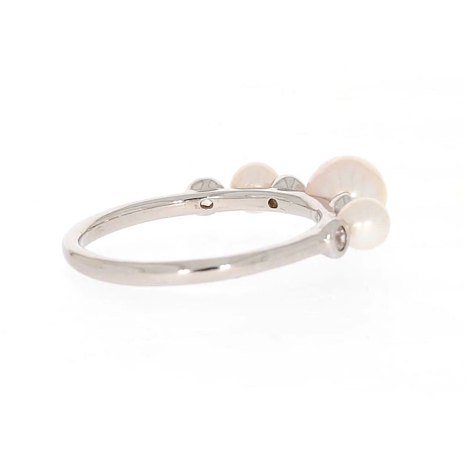 Sterling Silver Fresh Water Pear and Cubic Zirconia ring - Image 51