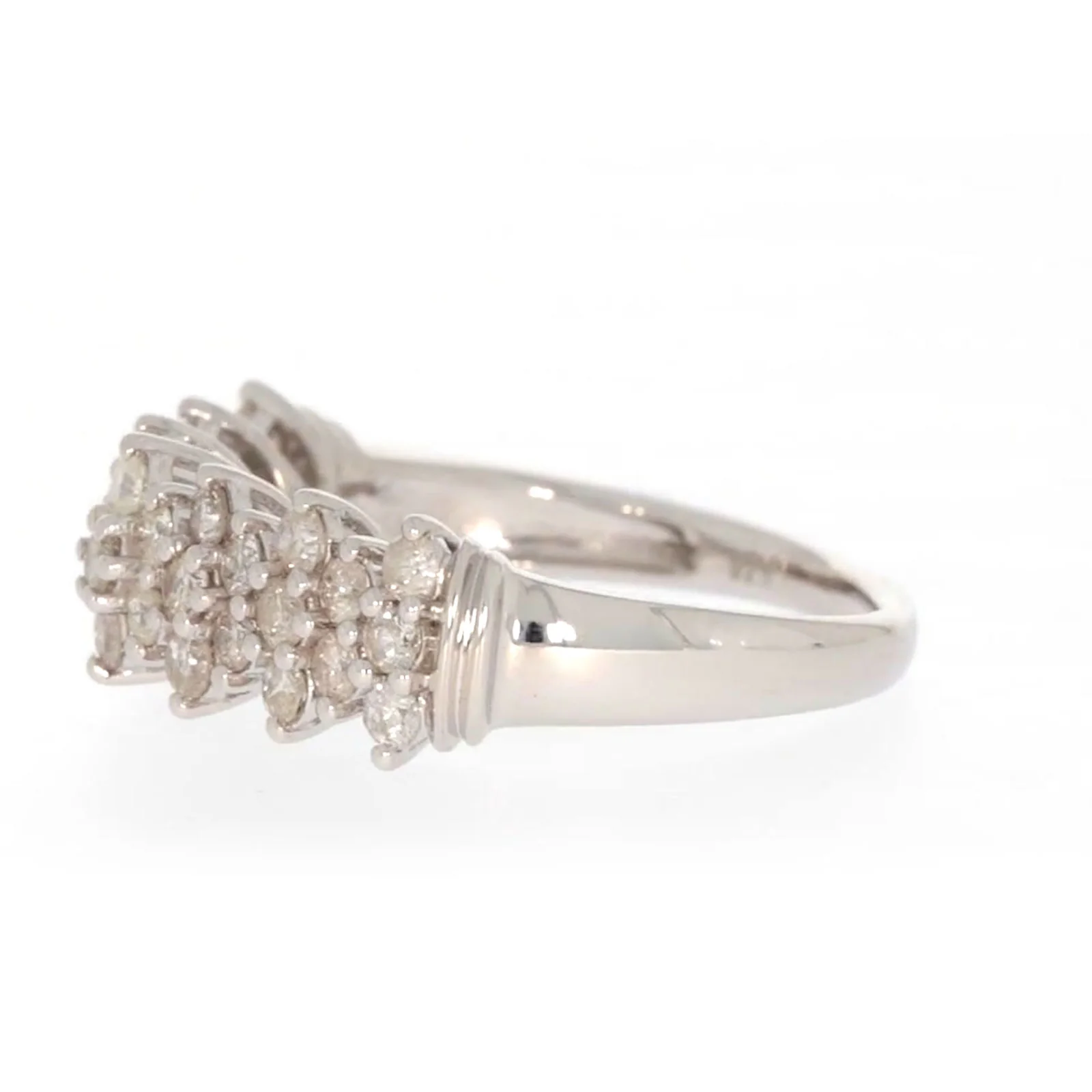 Sterling Silver Round Brilliant Cut 1 Carat tw of Diamonds Ring - Image 16