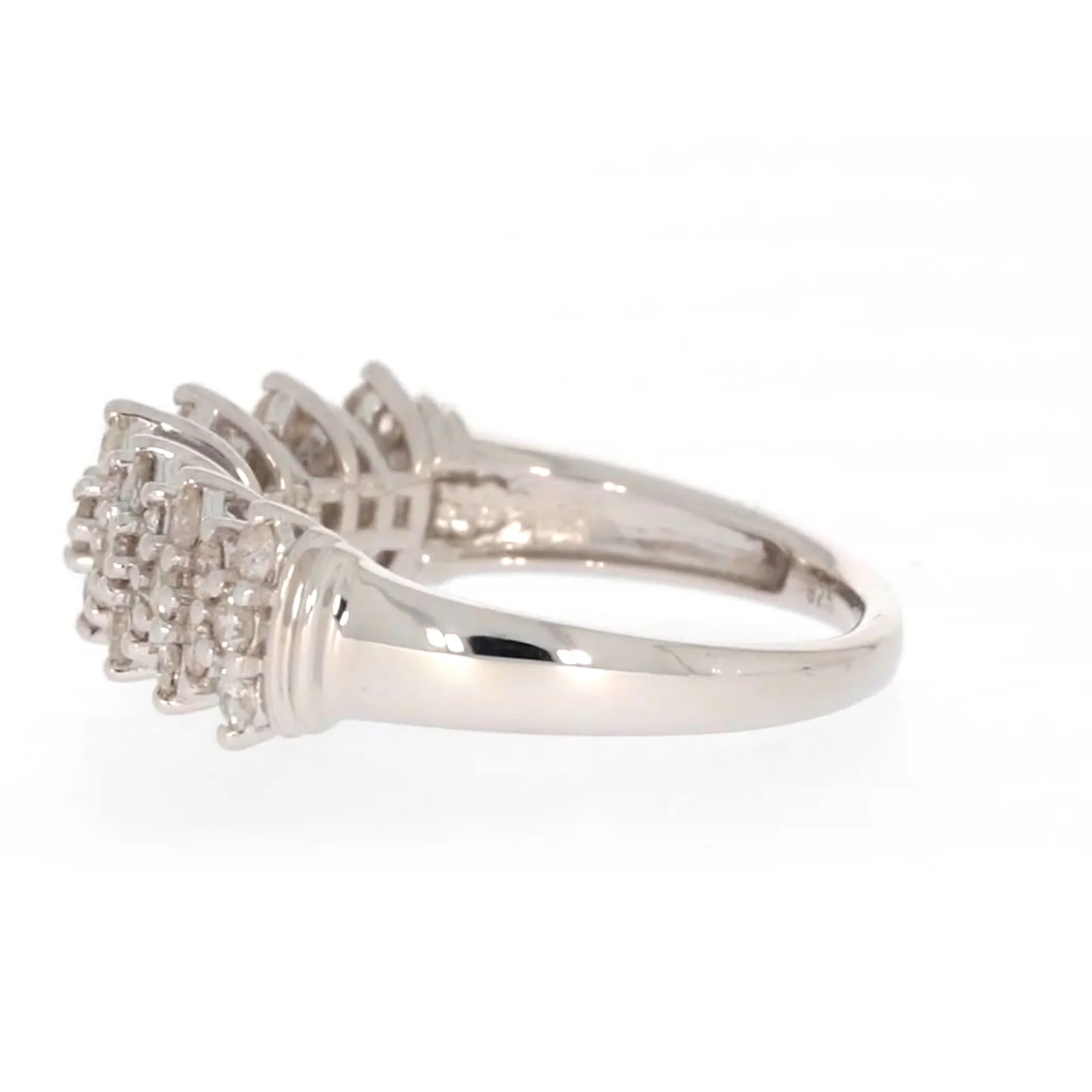 Sterling Silver Round Brilliant Cut 1 Carat tw of Diamonds Ring - Image 21