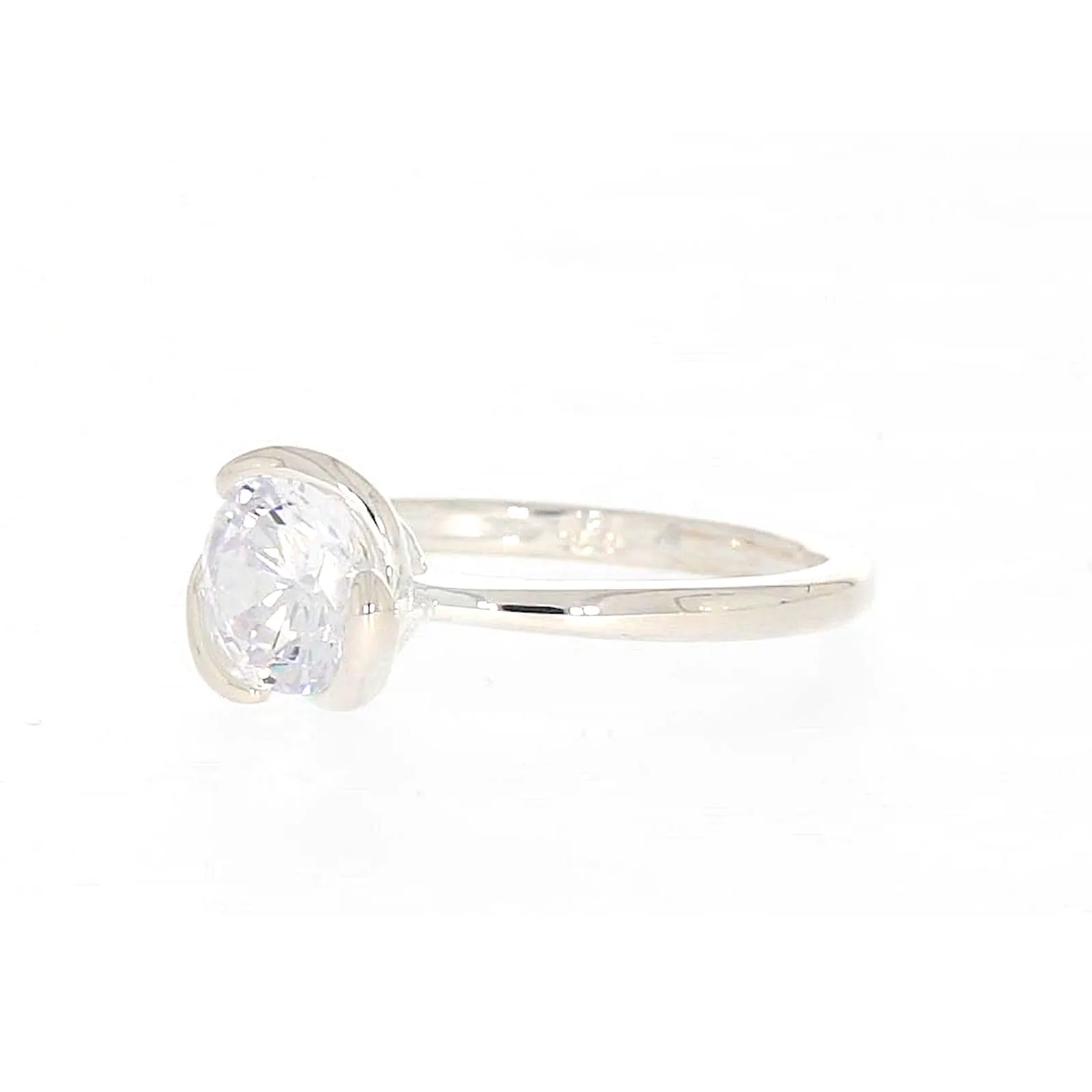 Sterling Silver Cubic Zirconia Ring - Image 10
