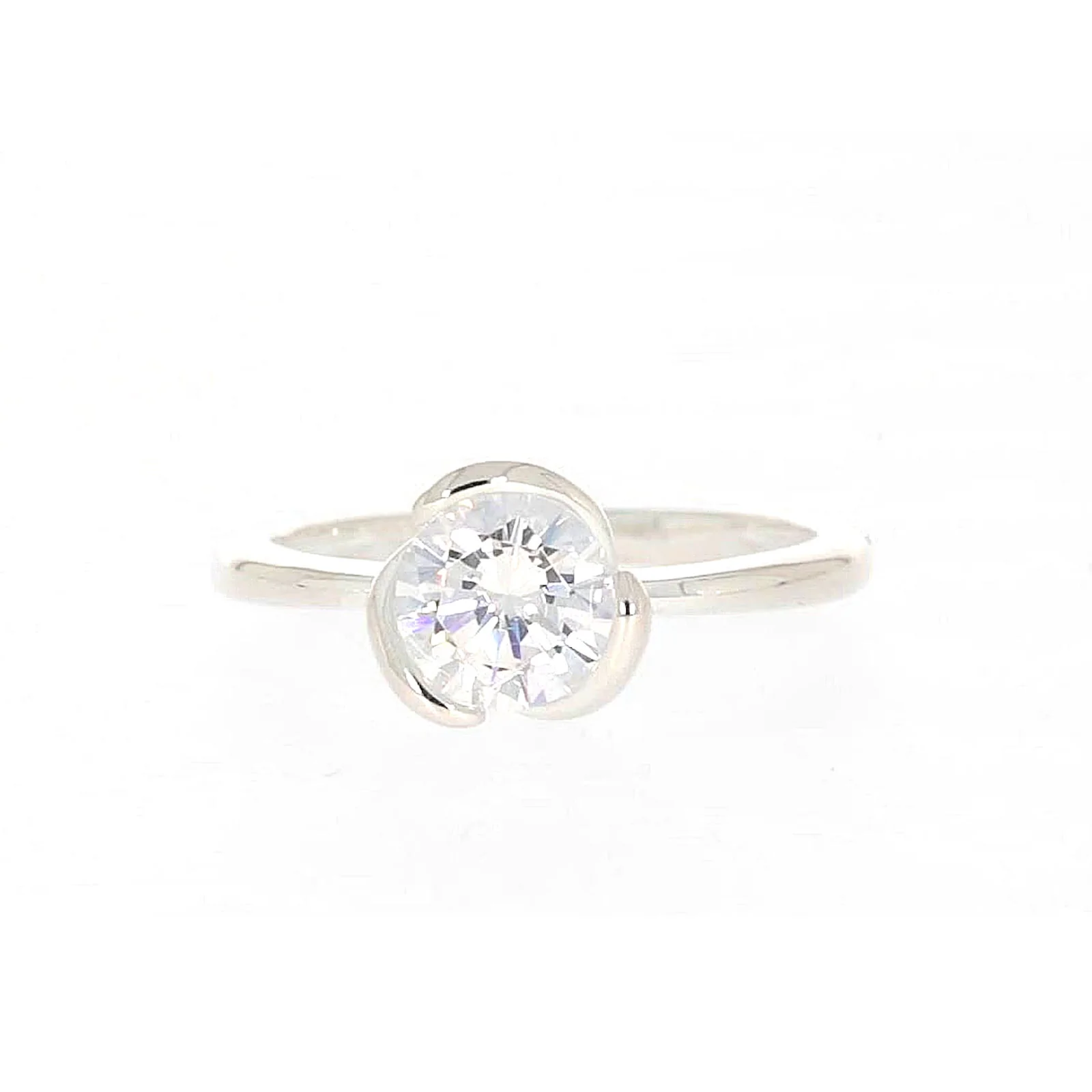 Sterling Silver Cubic Zirconia Ring - Image 2