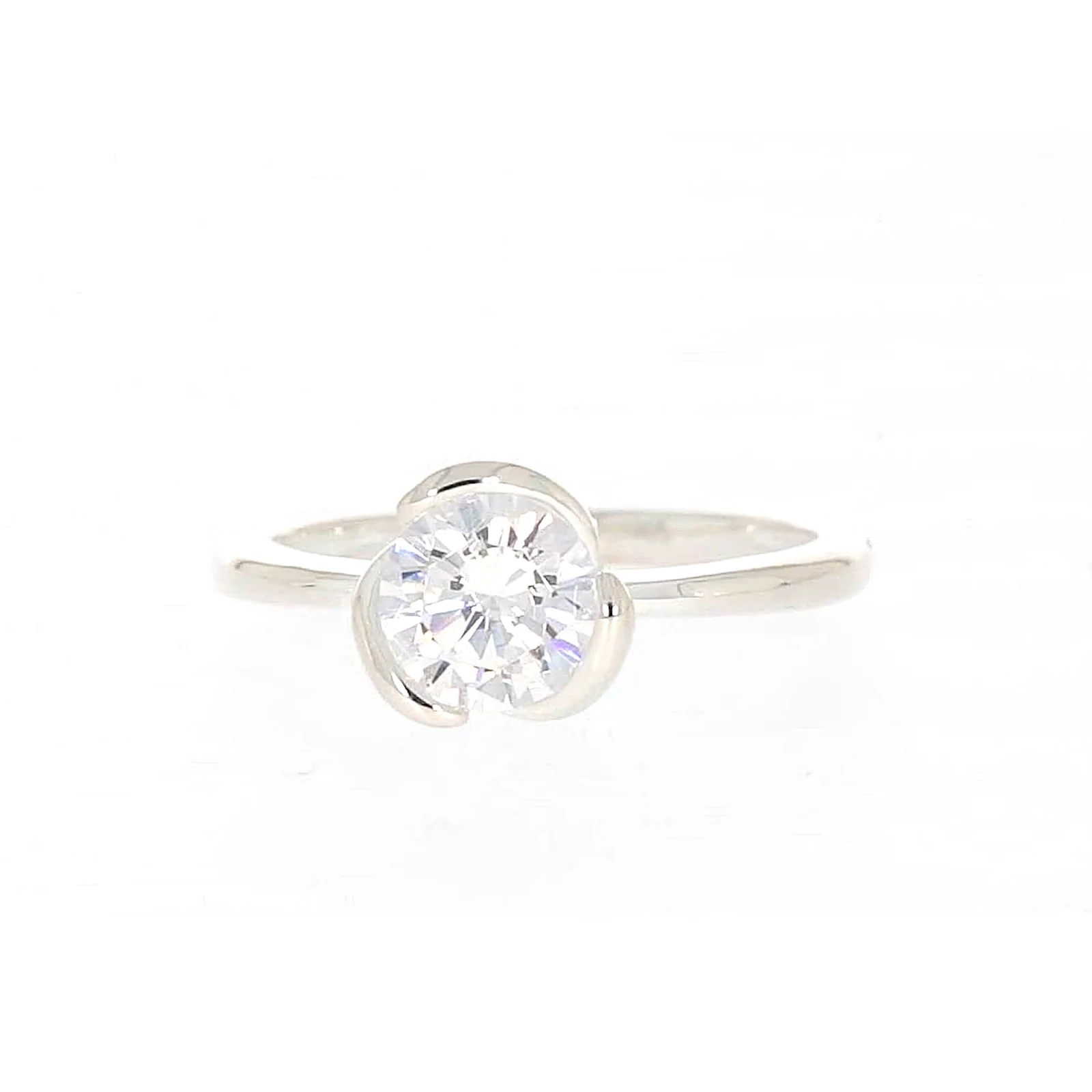 Sterling Silver Cubic Zirconia Ring - Image 3