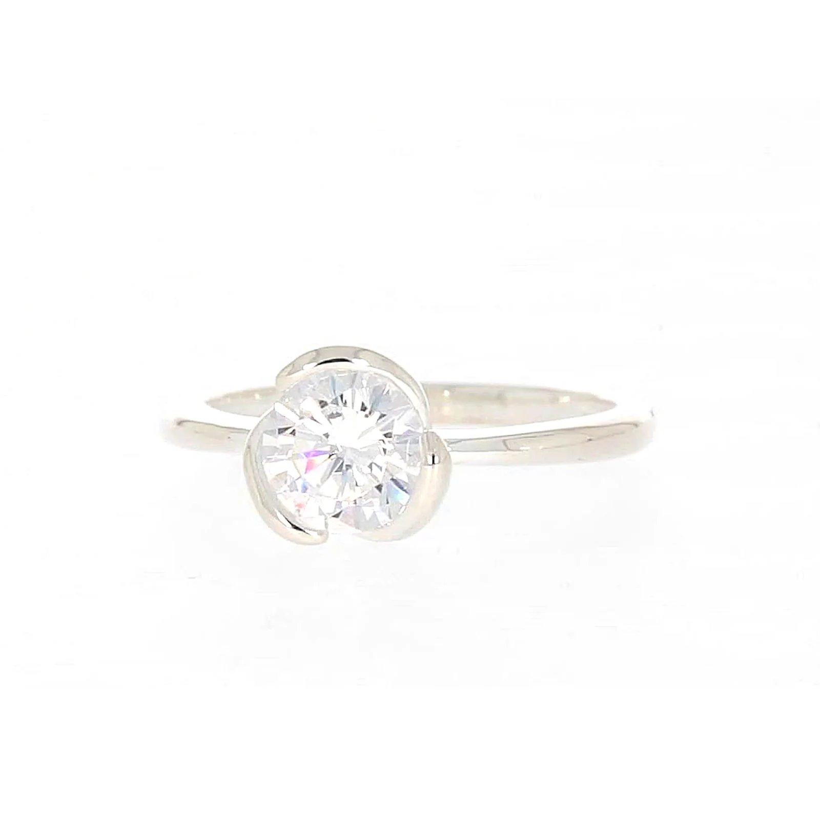 Sterling Silver Cubic Zirconia Ring - Image 4