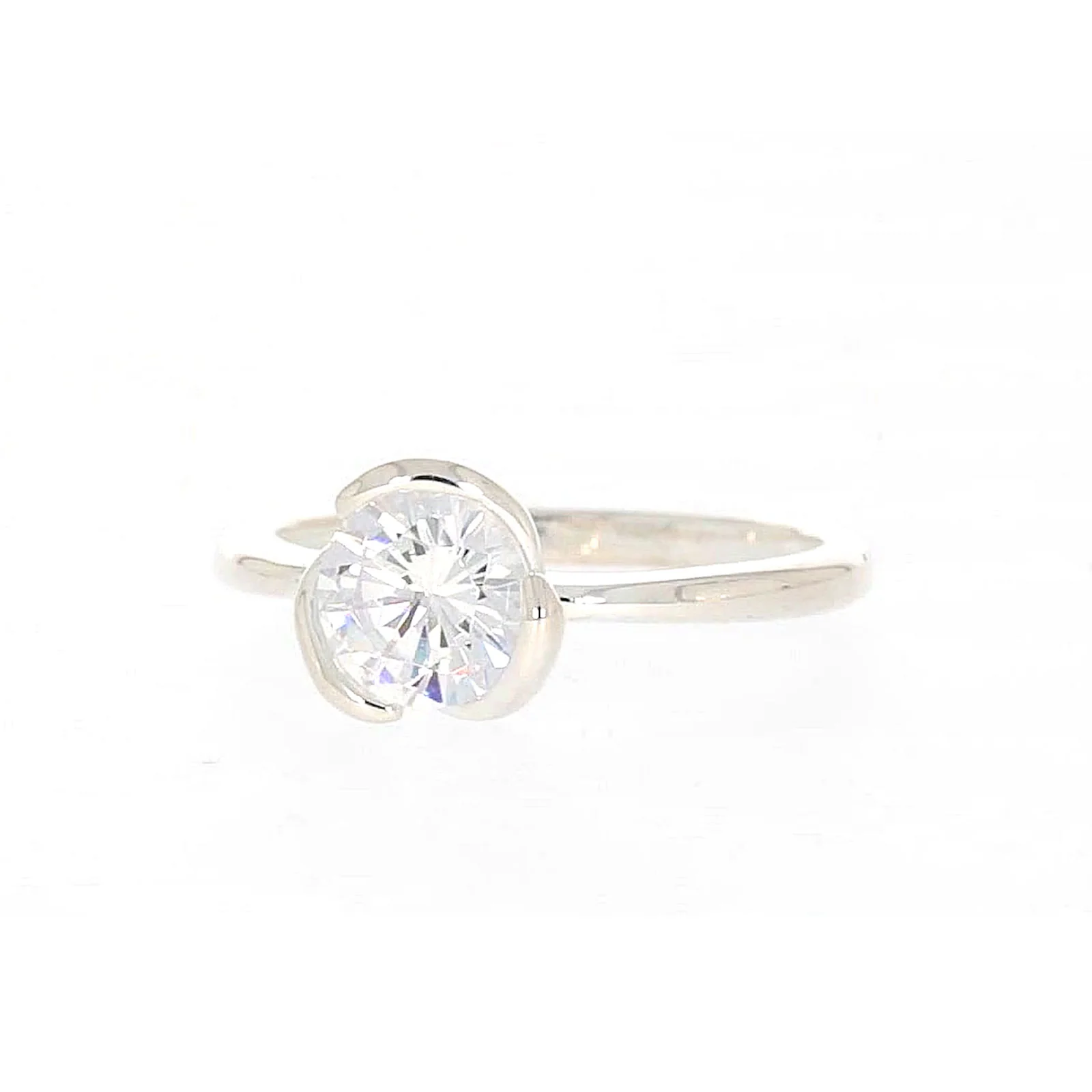 Sterling Silver Cubic Zirconia Ring - Image 5