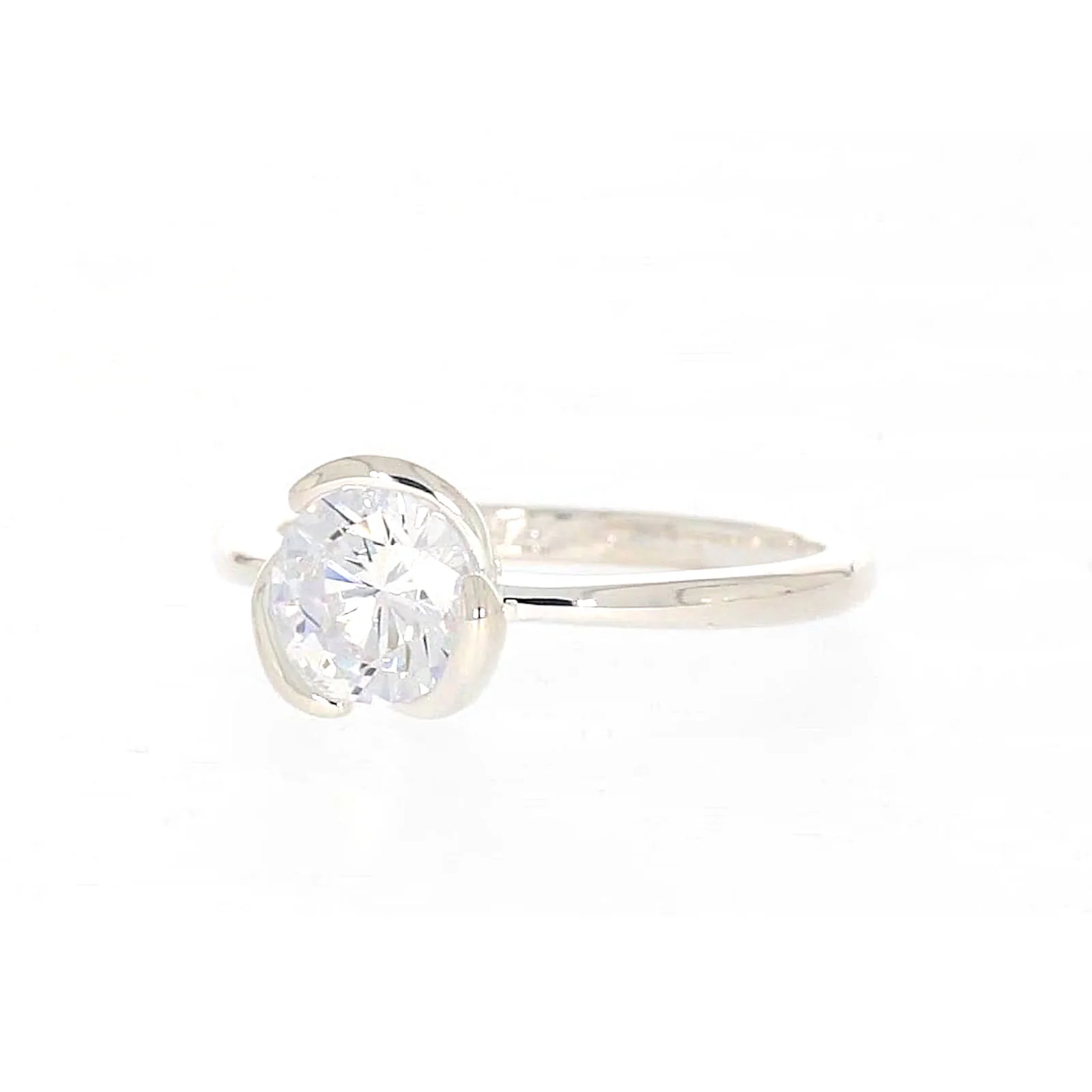 Sterling Silver Cubic Zirconia Ring - Image 7