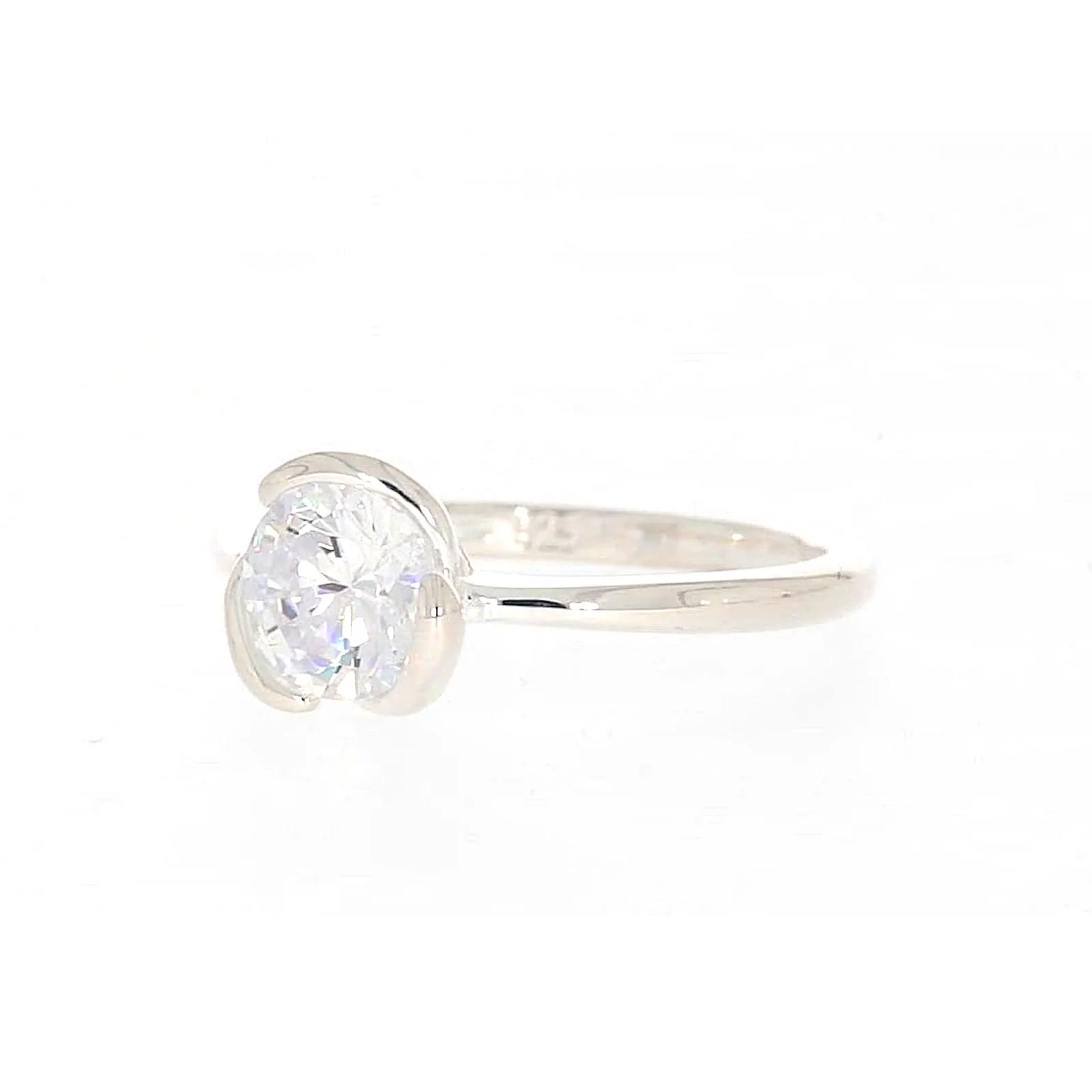 Sterling Silver Cubic Zirconia Ring - Image 8