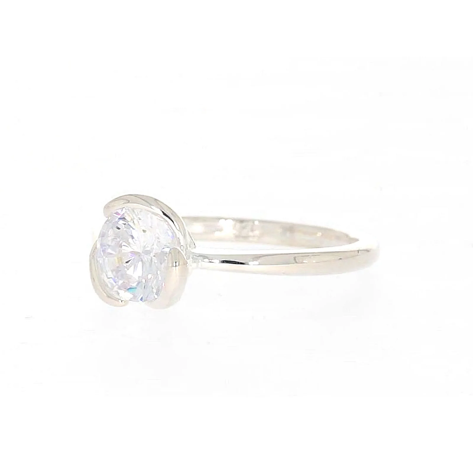Sterling Silver Cubic Zirconia Ring - Image 9