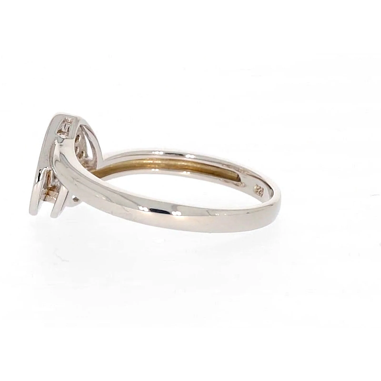 Sterling Silver Cubiz Zirconia Heart Ring - Image 23