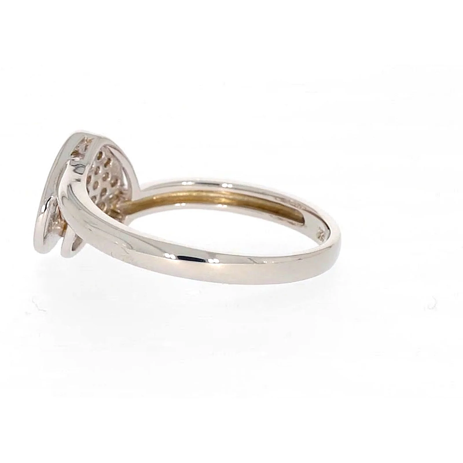 Sterling Silver Cubiz Zirconia Heart Ring - Image 25