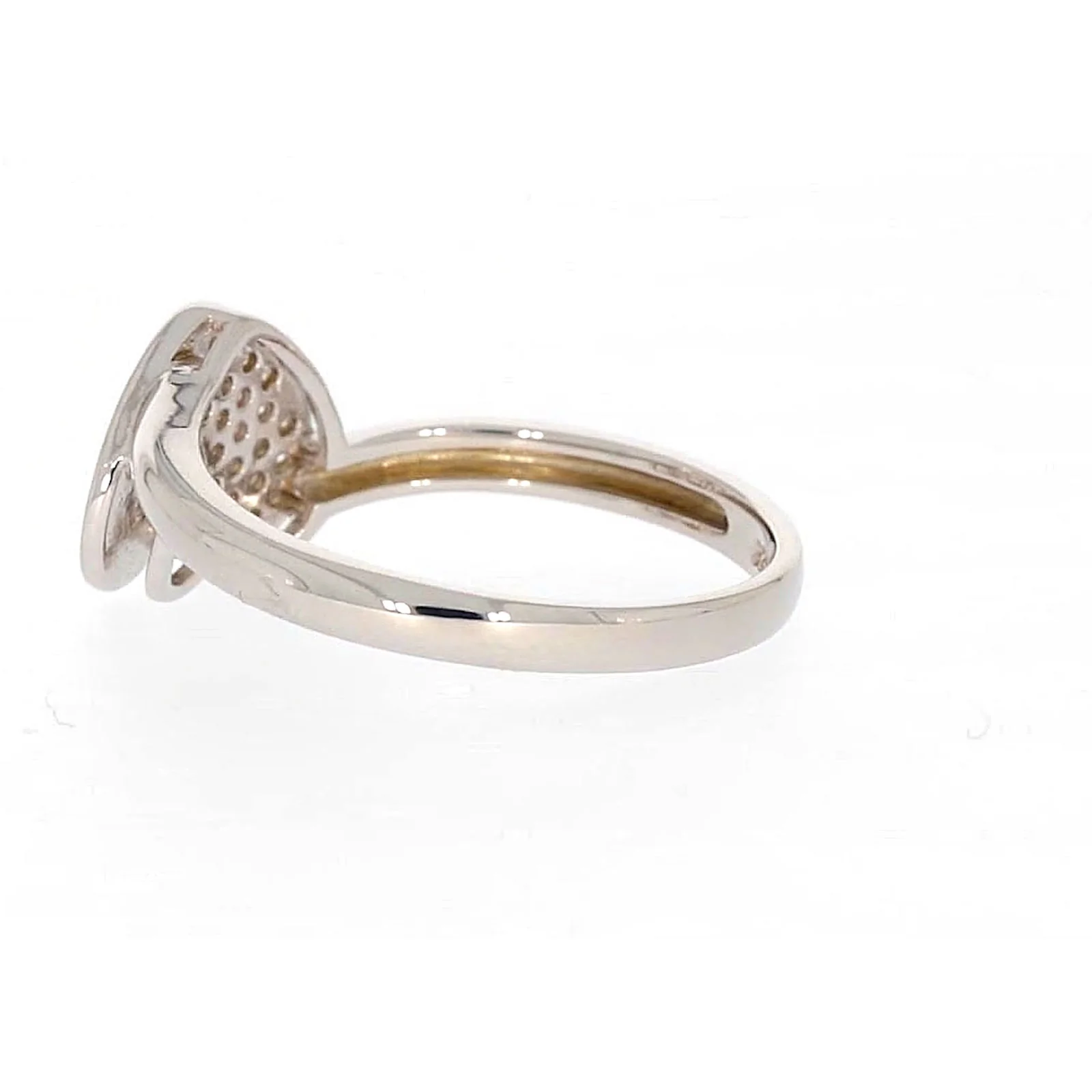 Sterling Silver Cubiz Zirconia Heart Ring - Image 26