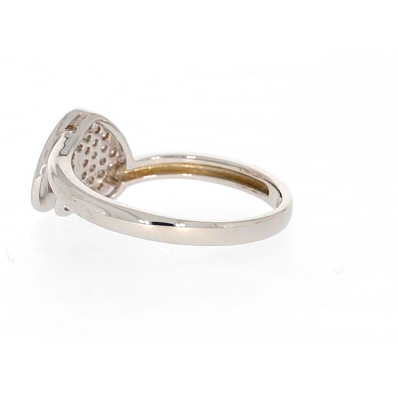 Sterling Silver Cubiz Zirconia Heart Ring - Image 27