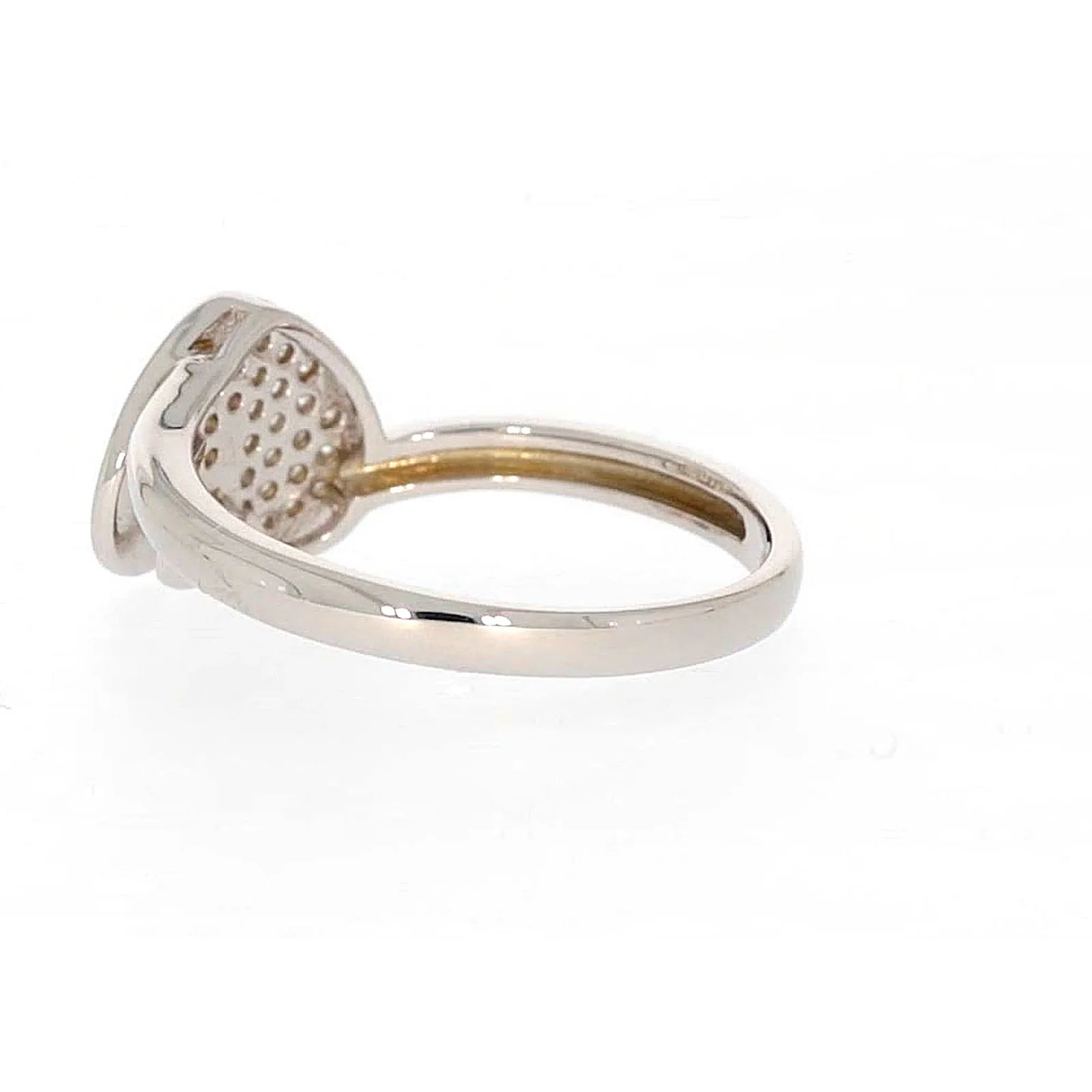 Sterling Silver Cubiz Zirconia Heart Ring - Image 28