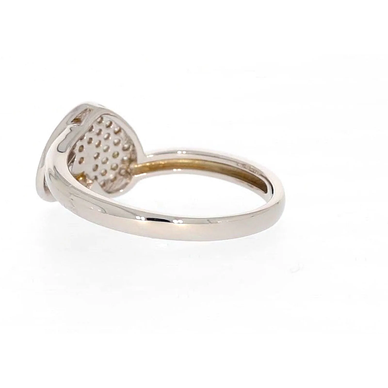 Sterling Silver Cubiz Zirconia Heart Ring - Image 29