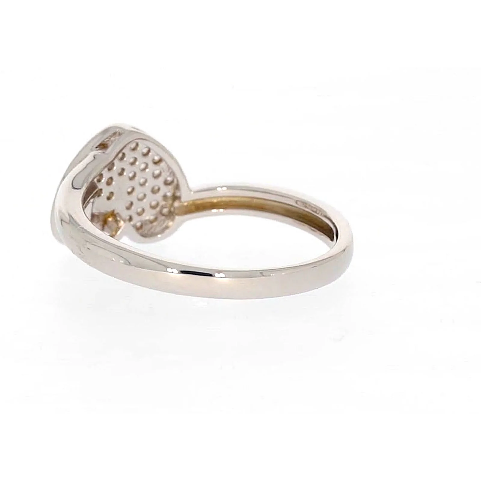 Sterling Silver Cubiz Zirconia Heart Ring - Image 30