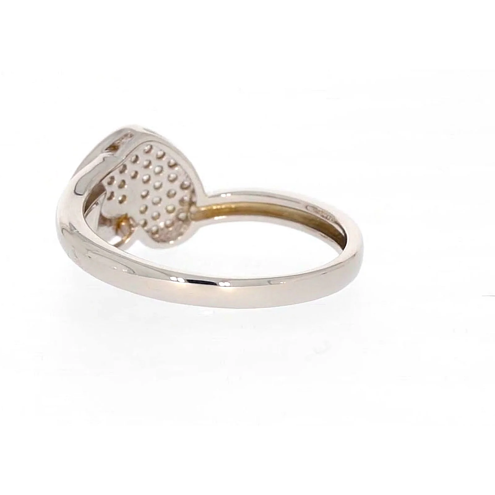 Sterling Silver Cubiz Zirconia Heart Ring - Image 31