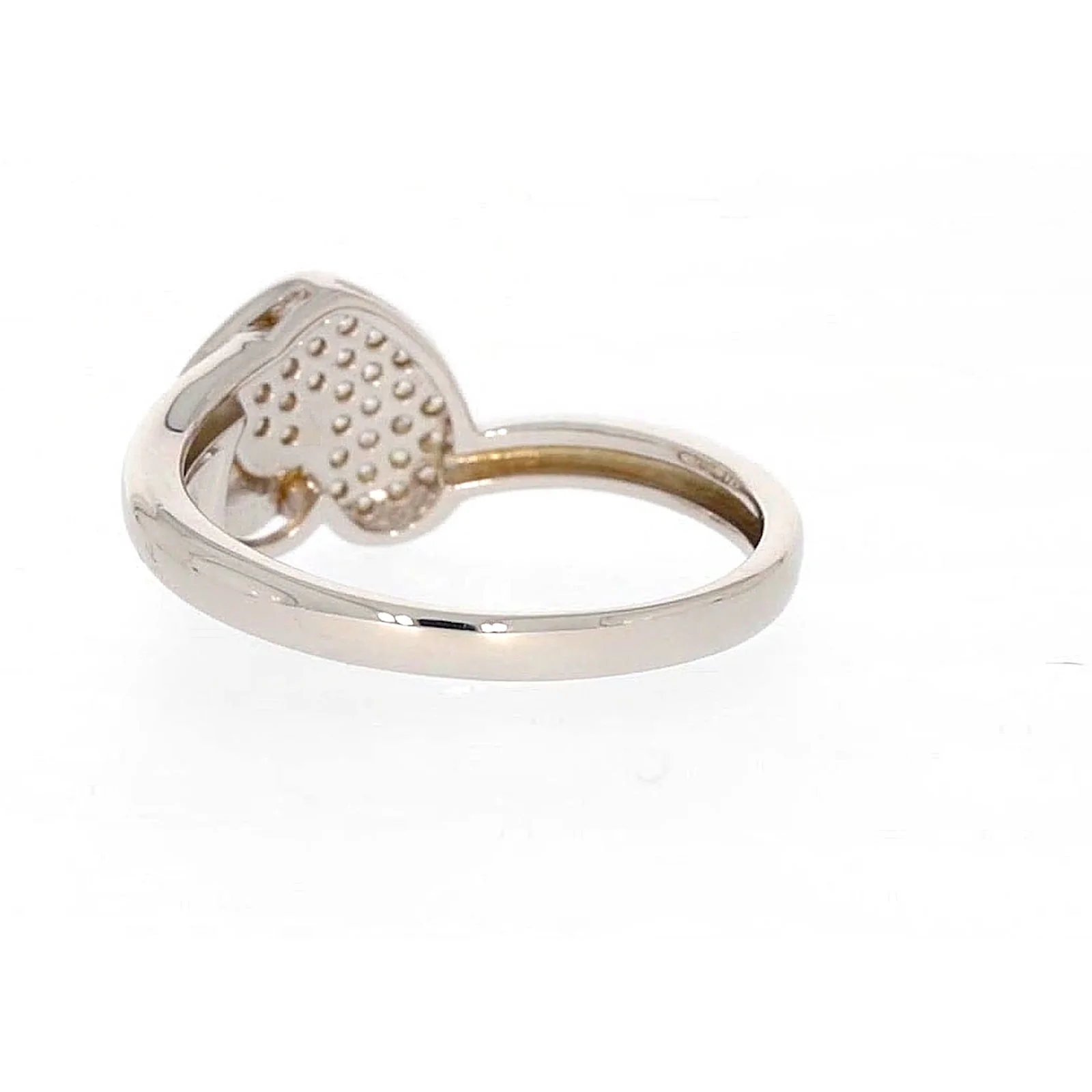 Sterling Silver Cubiz Zirconia Heart Ring - Image 32
