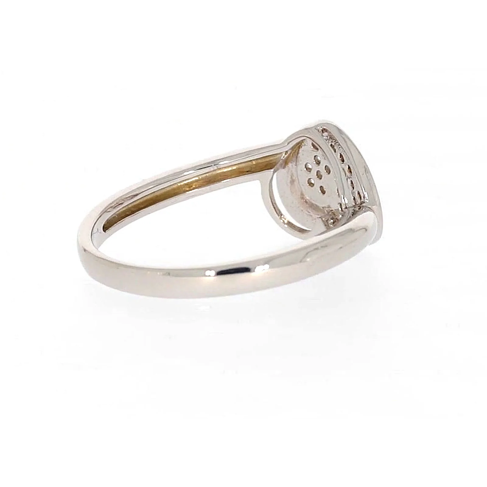 Sterling Silver Cubiz Zirconia Heart Ring - Image 48