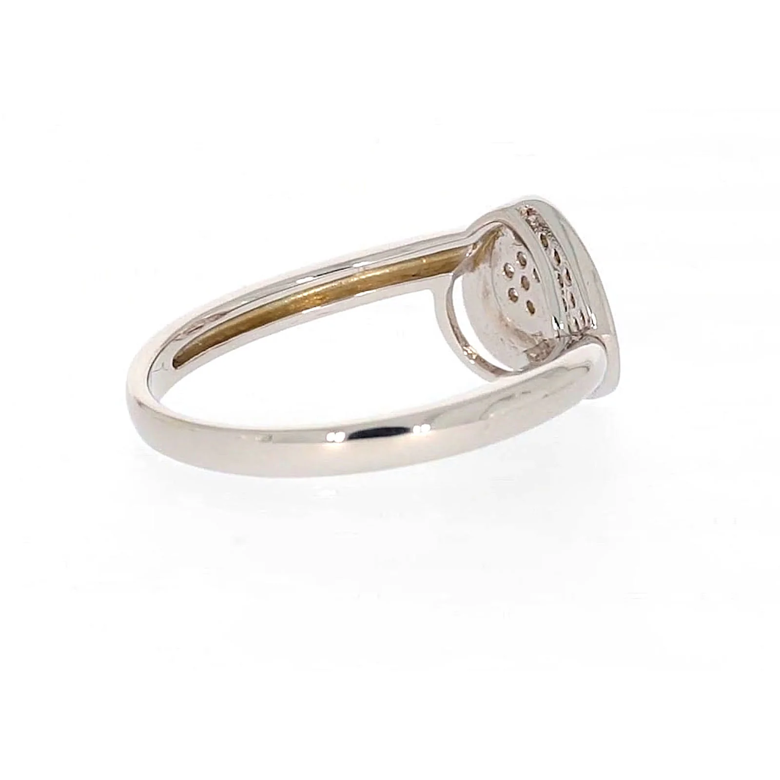 Sterling Silver Cubiz Zirconia Heart Ring - Image 49