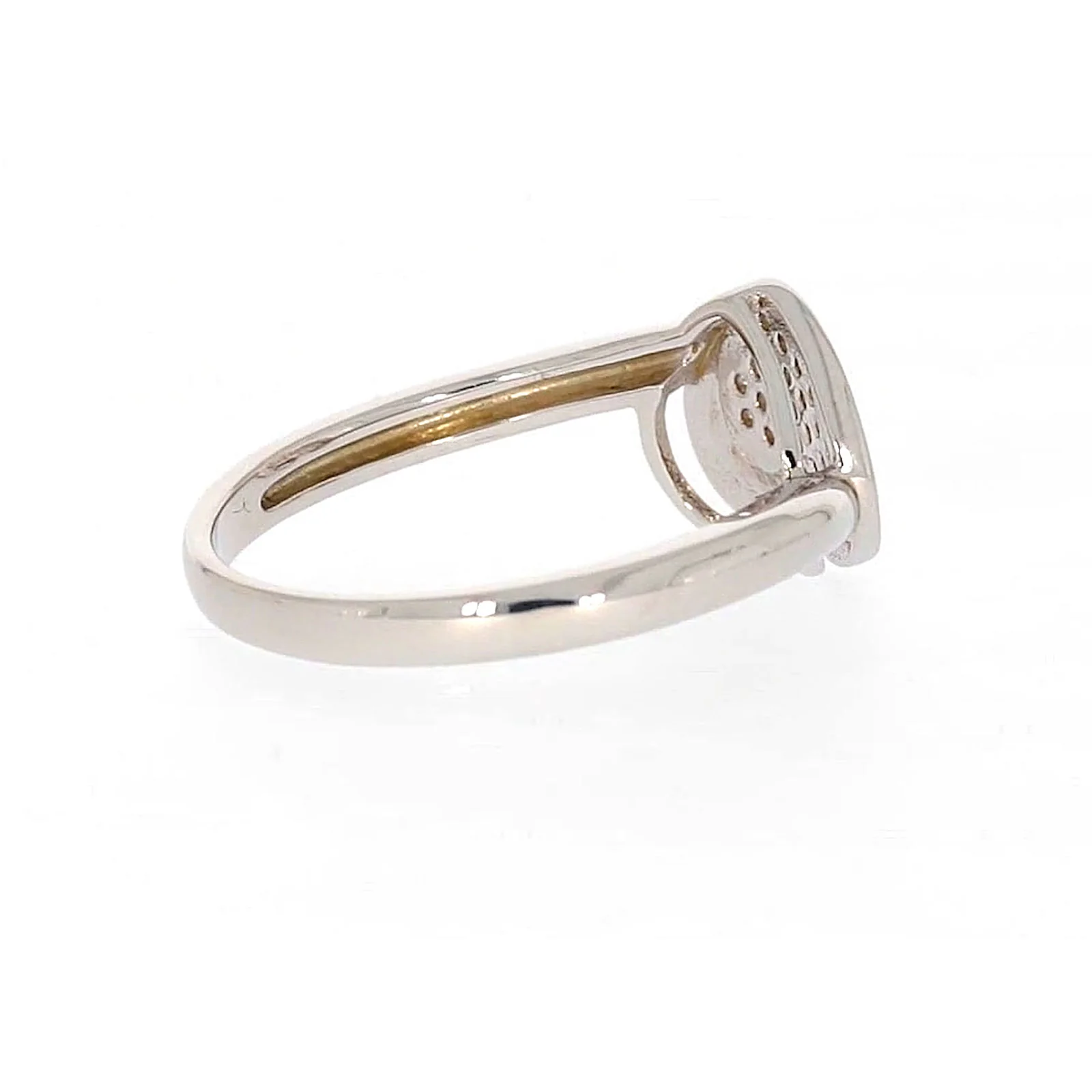 Sterling Silver Cubiz Zirconia Heart Ring - Image 50
