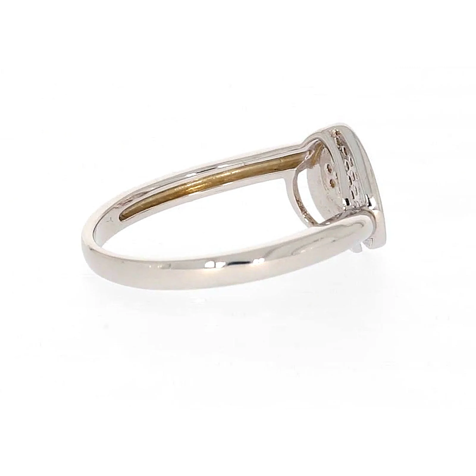 Sterling Silver Cubiz Zirconia Heart Ring - Image 51