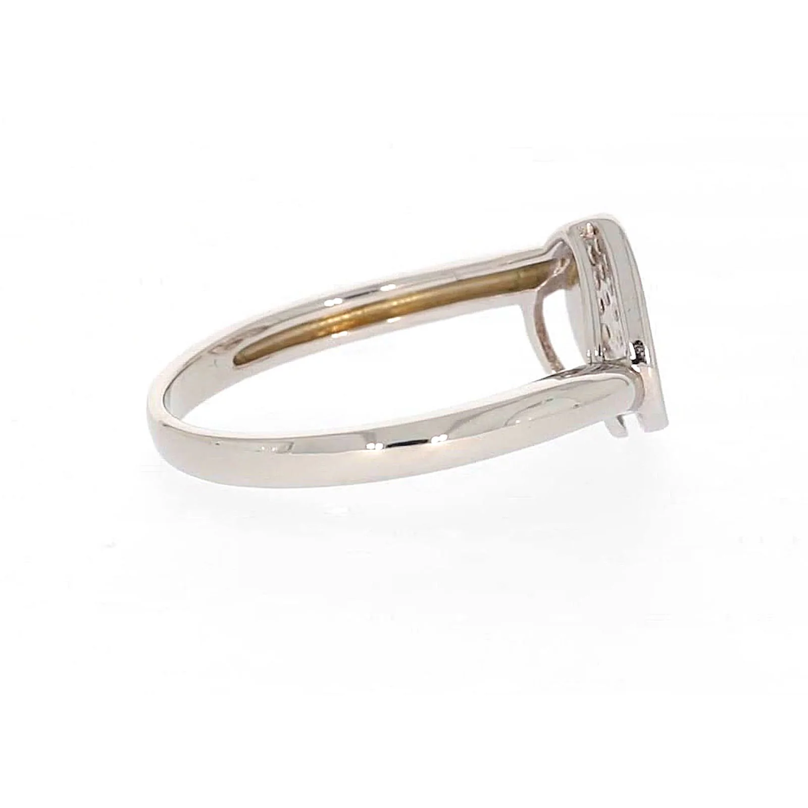 Sterling Silver Cubiz Zirconia Heart Ring - Image 53