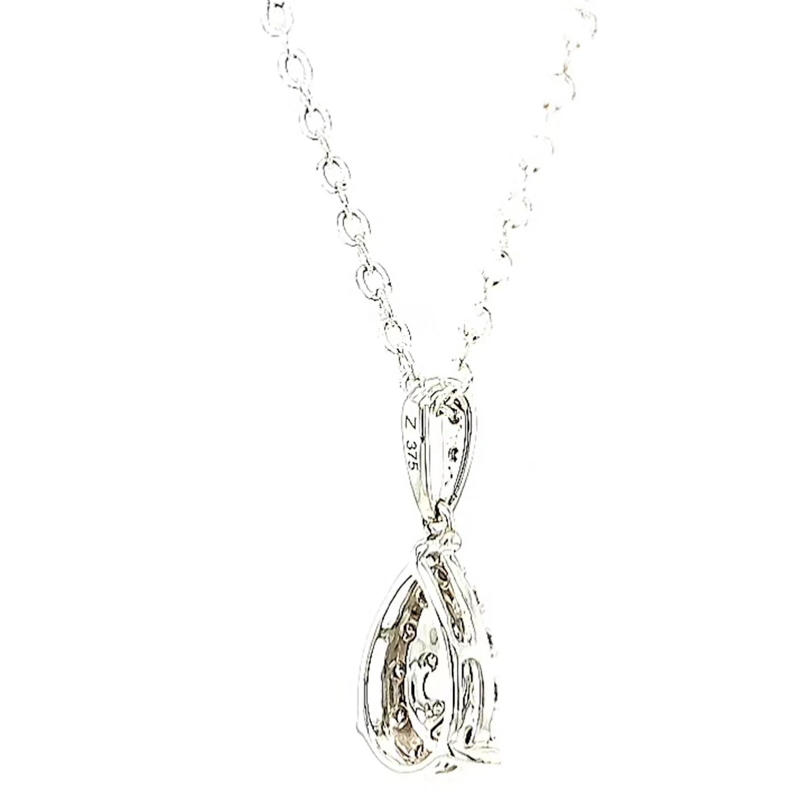 9ct White Gold Round Brilliant Cut 0.10 CARAT tw of Diamonds Pendant - Image 50