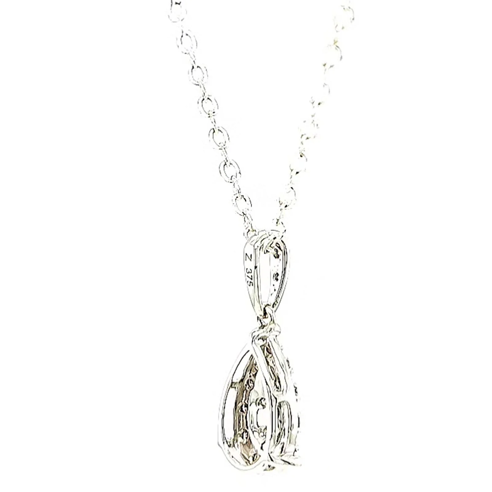 9ct White Gold Round Brilliant Cut 0.10 CARAT tw of Diamonds Pendant - Image 51