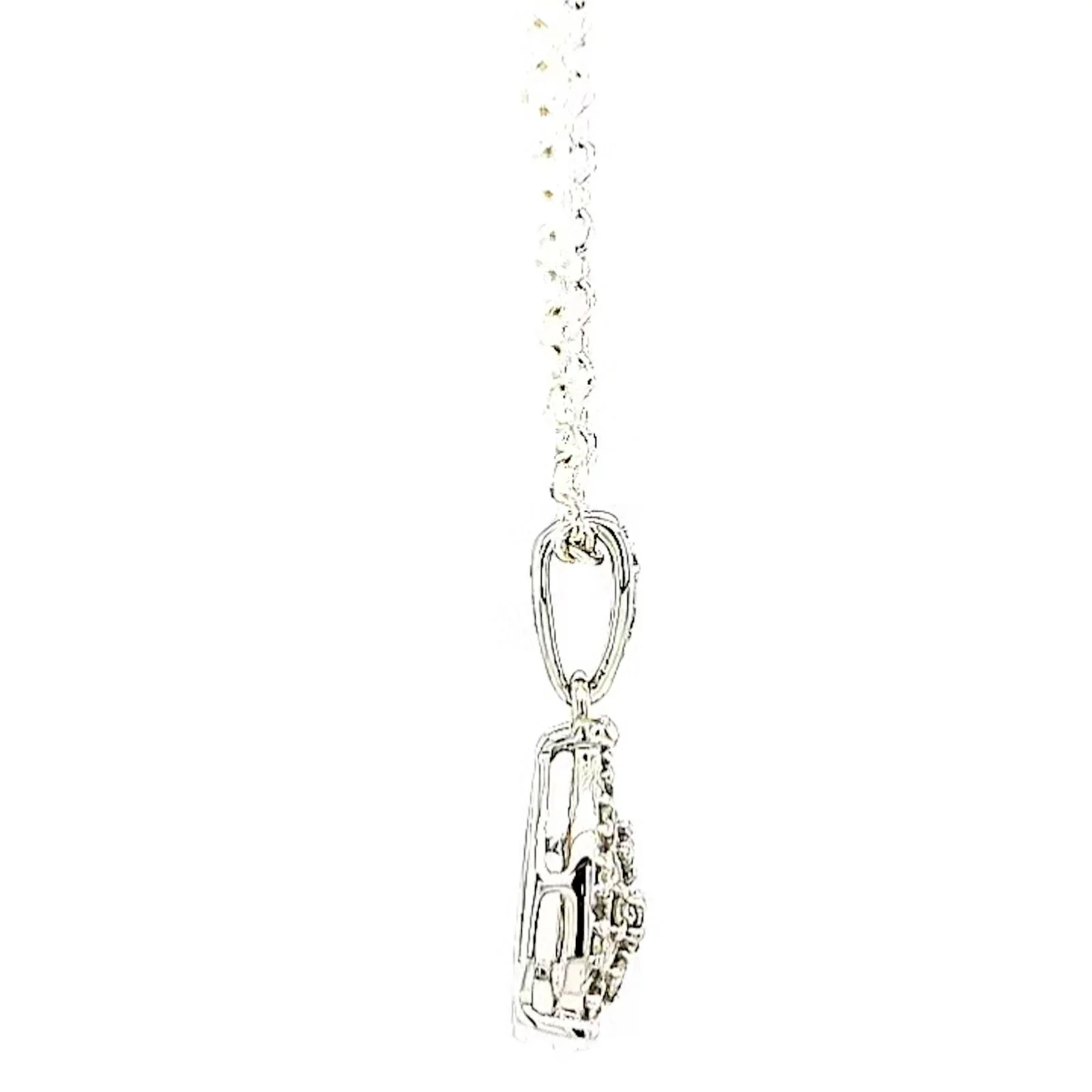 9ct White Gold Round Brilliant Cut 0.10 CARAT tw of Diamonds Pendant - Image 58