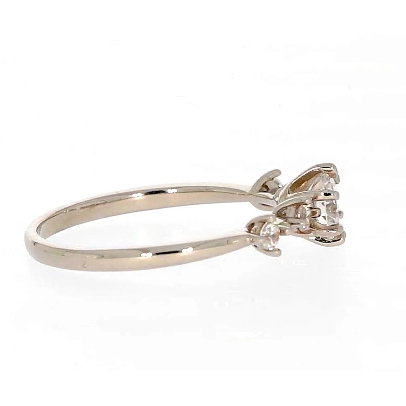 Sterling Silver Round Cubic Zirconia Ring - Image 58
