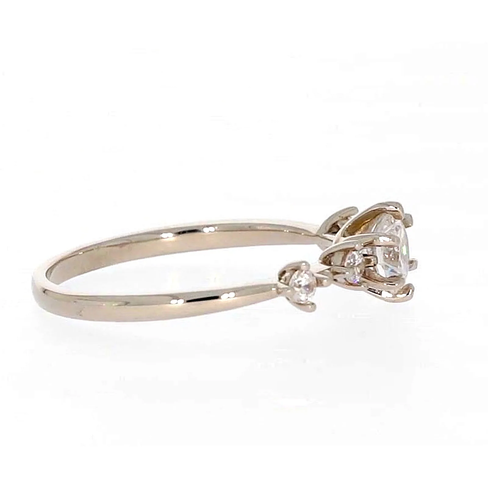 Sterling Silver Round Cubic Zirconia Ring - Image 60