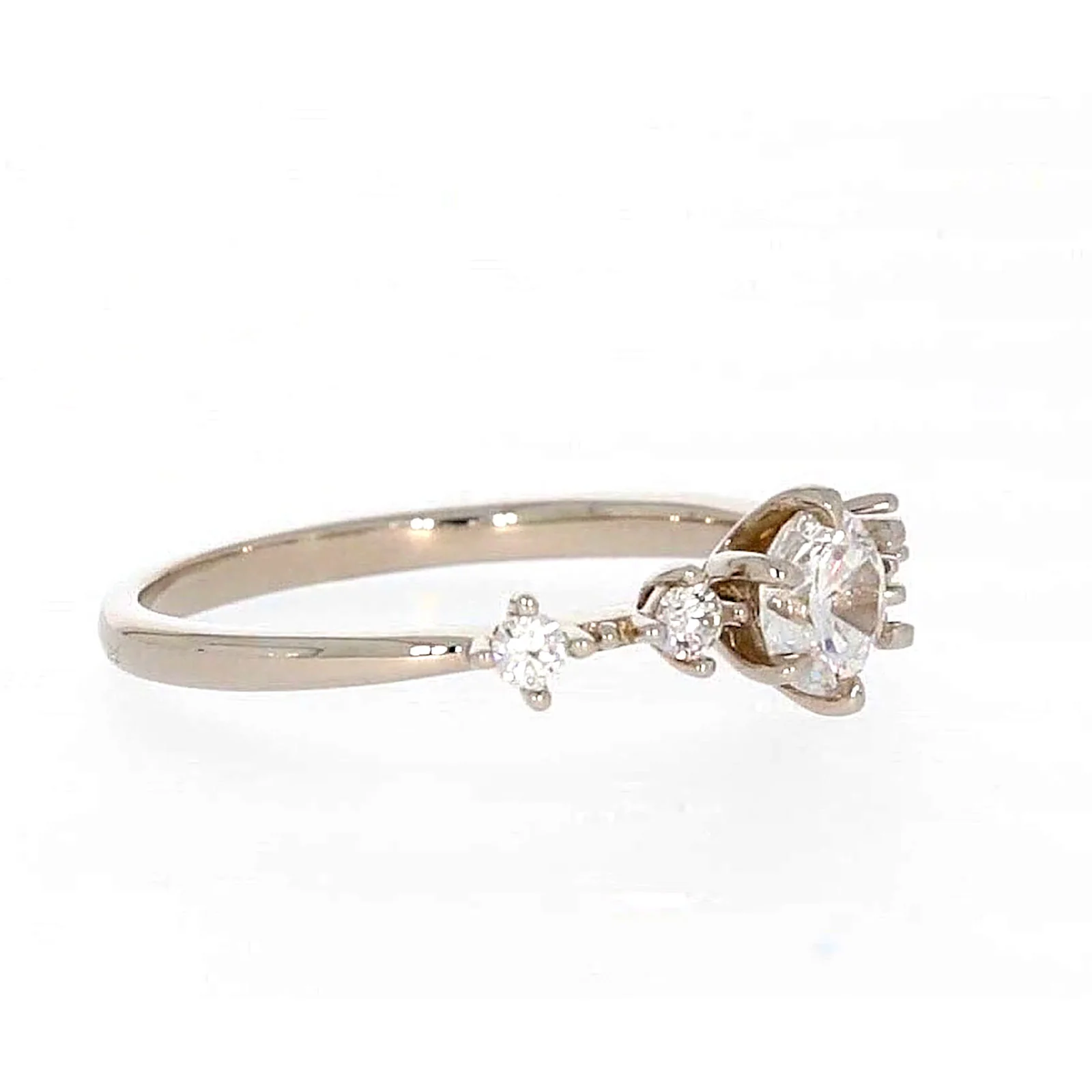 Sterling Silver Round Cubic Zirconia Ring - Image 66