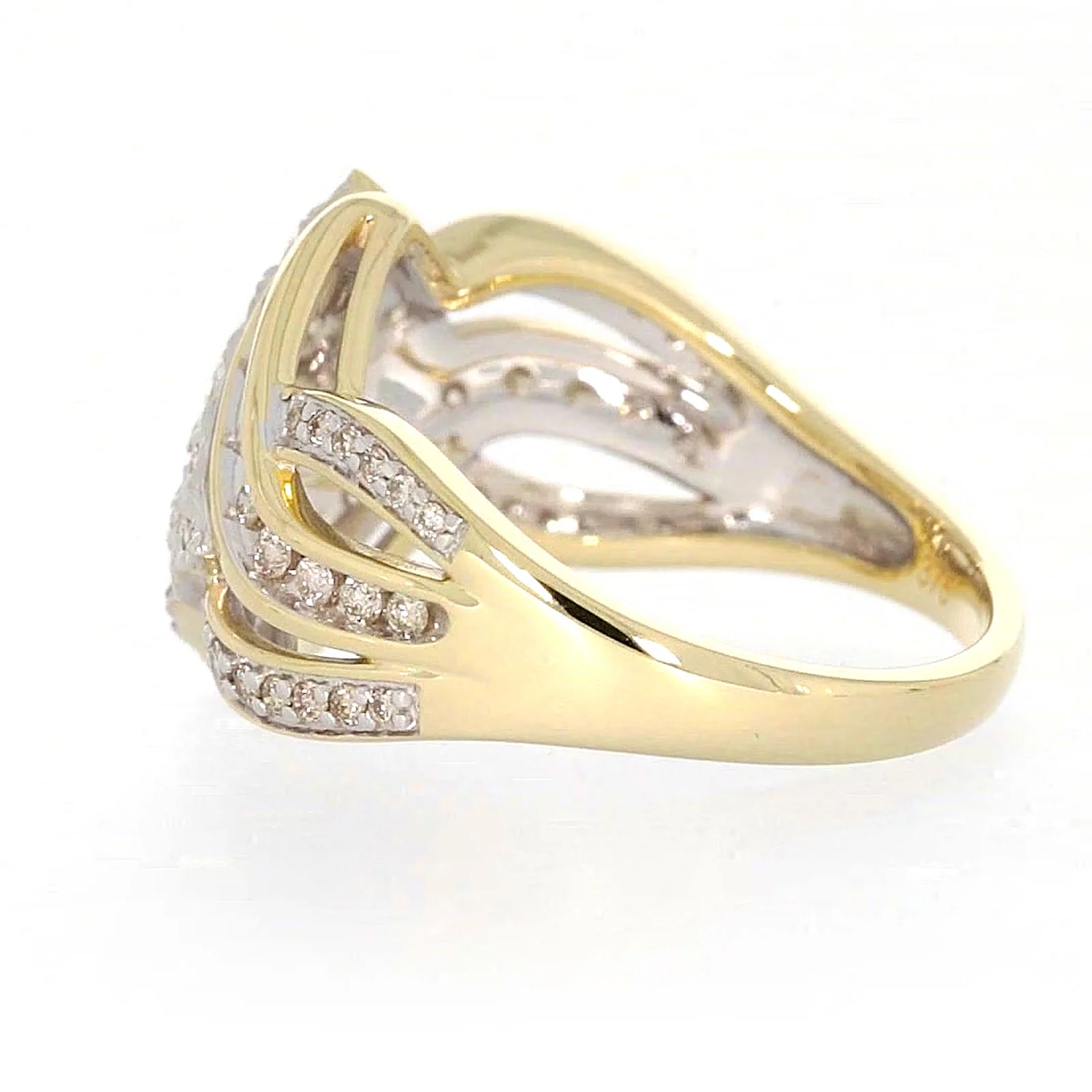 9ct Yellow Gold Round Brilliant Cut 0.34 CARAT tw of Diamonds Ring - Image 23