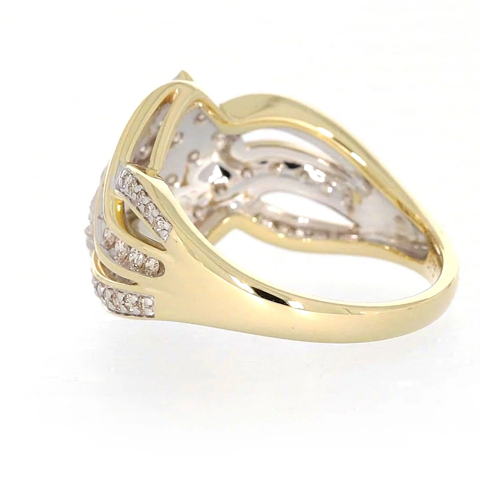 9ct Yellow Gold Round Brilliant Cut 0.34 CARAT tw of Diamonds Ring - Image 26