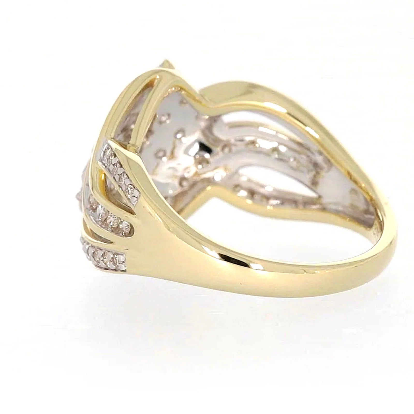 9ct Yellow Gold Round Brilliant Cut 0.34 CARAT tw of Diamonds Ring - Image 27