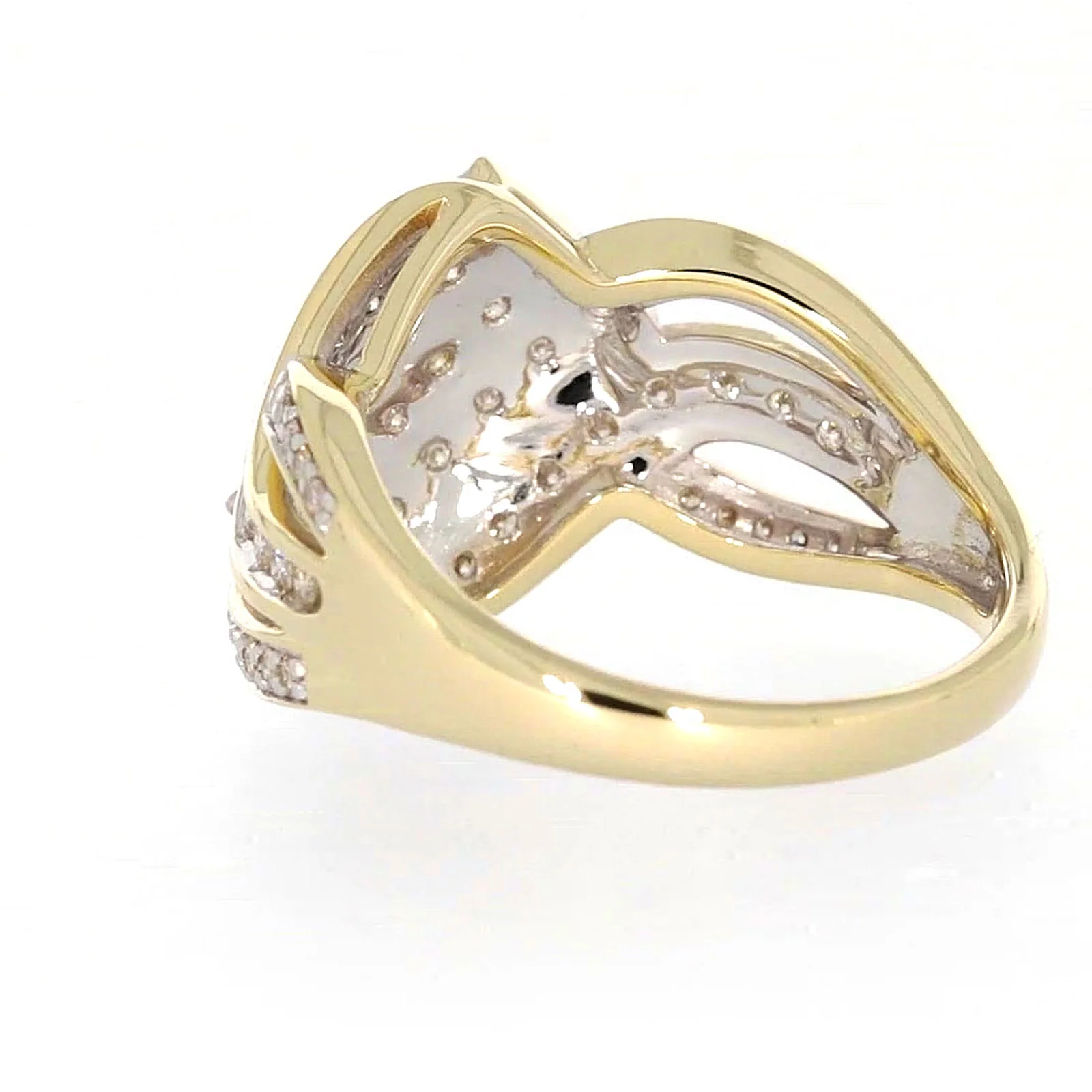 9ct Yellow Gold Round Brilliant Cut 0.34 CARAT tw of Diamonds Ring - Image 29