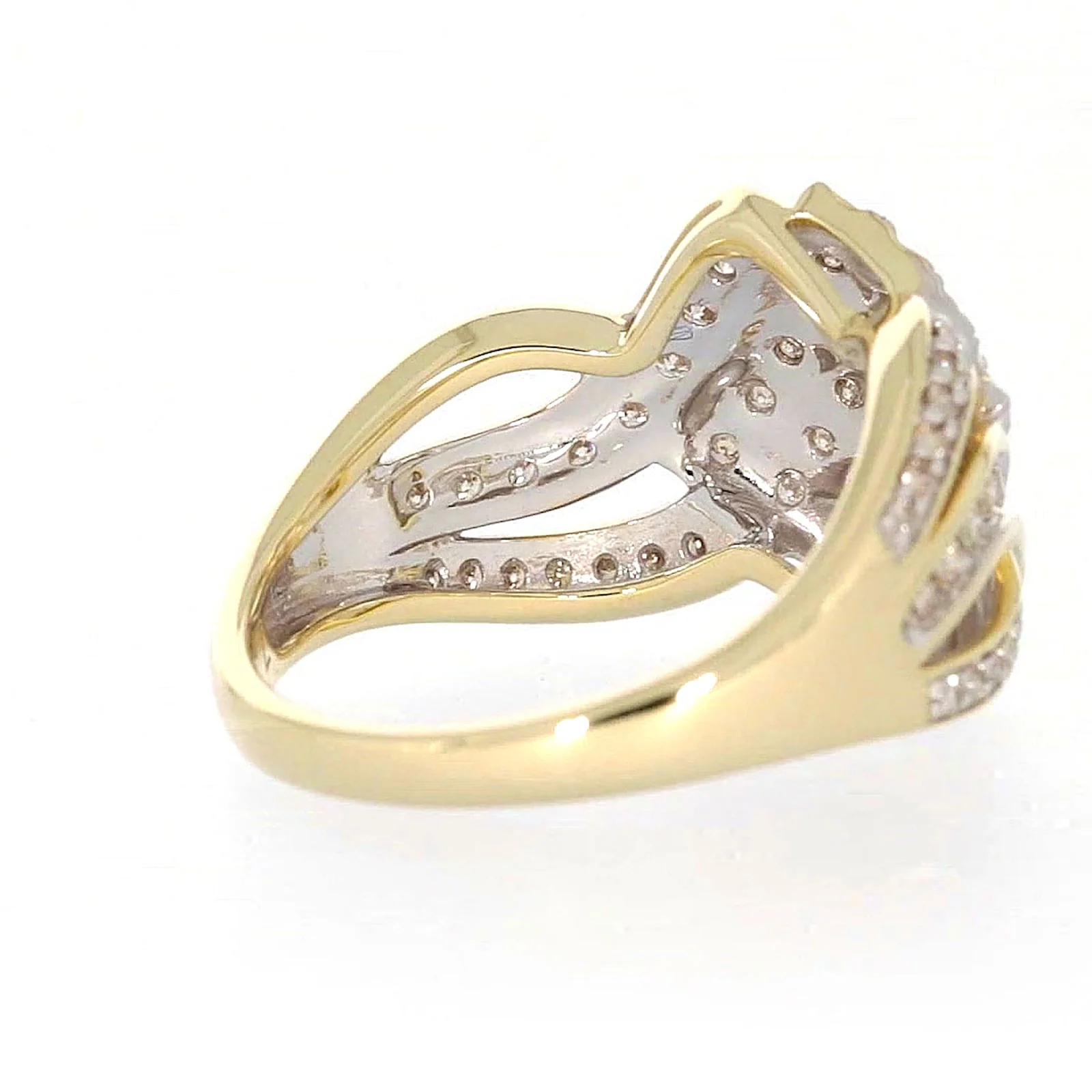 9ct Yellow Gold Round Brilliant Cut 0.34 CARAT tw of Diamonds Ring - Image 46