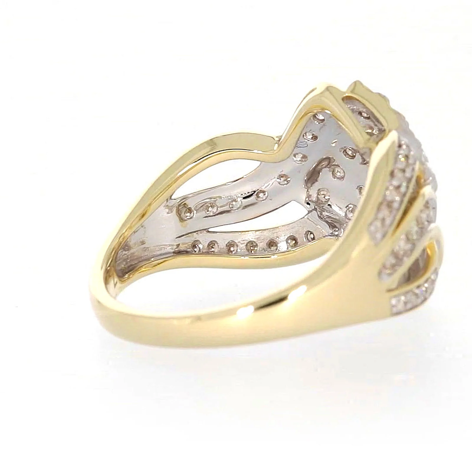 9ct Yellow Gold Round Brilliant Cut 0.34 CARAT tw of Diamonds Ring - Image 47