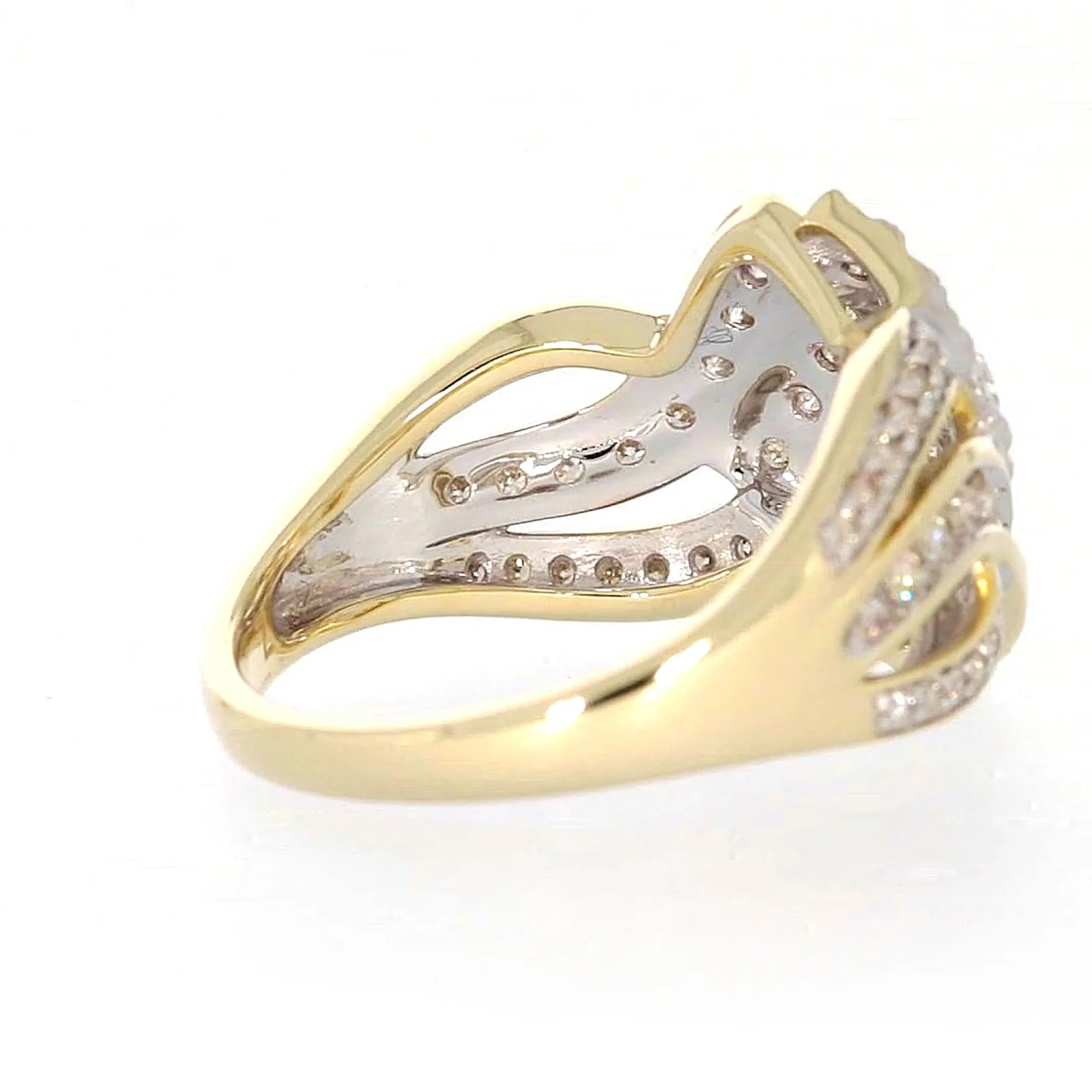 9ct Yellow Gold Round Brilliant Cut 0.34 CARAT tw of Diamonds Ring - Image 48
