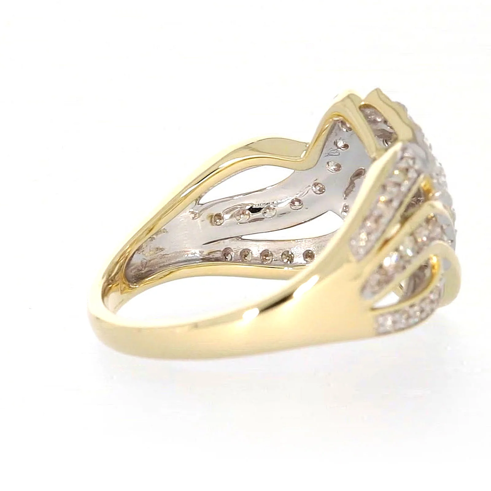 9ct Yellow Gold Round Brilliant Cut 0.34 CARAT tw of Diamonds Ring - Image 49