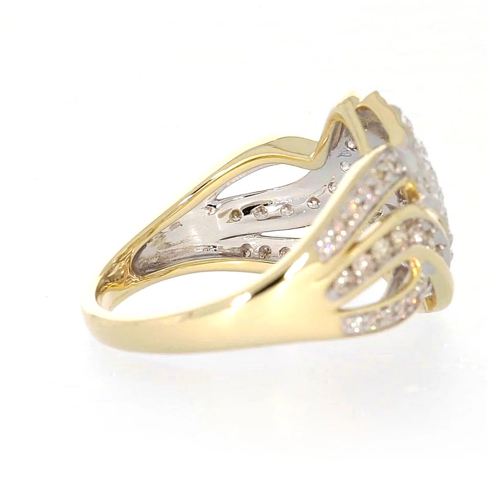 9ct Yellow Gold Round Brilliant Cut 0.34 CARAT tw of Diamonds Ring - Image 51