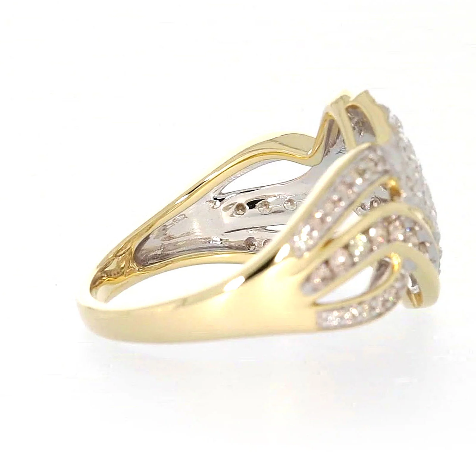 9ct Yellow Gold Round Brilliant Cut 0.34 CARAT tw of Diamonds Ring - Image 52